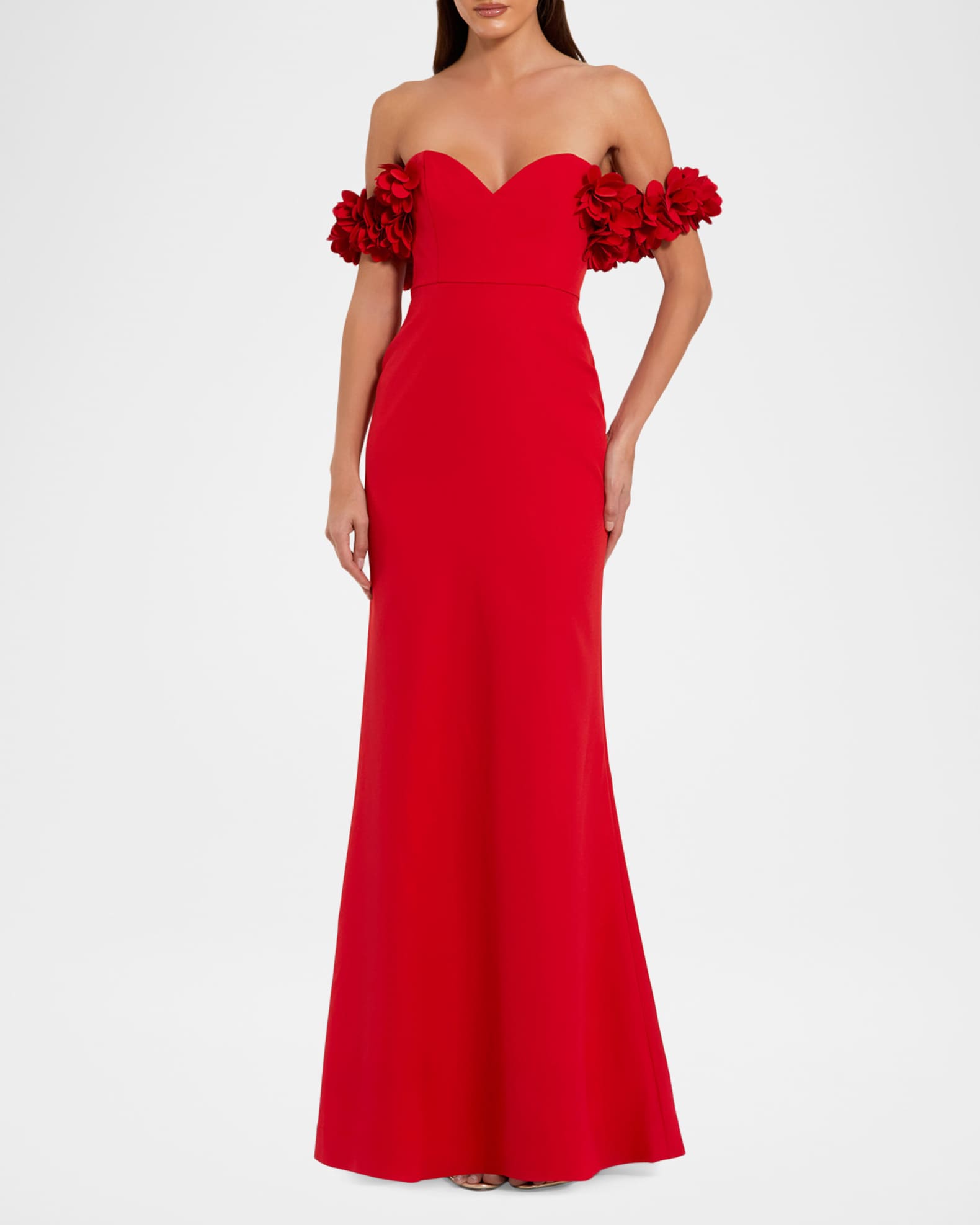 mac duggal off the shoulder dress Mac Duggal 68086