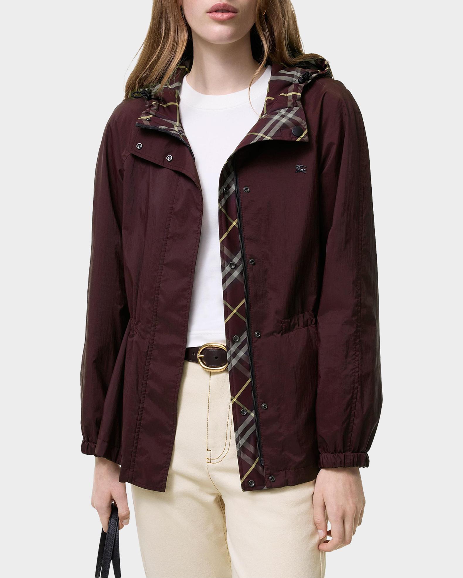 Burberry Shifford Reversible Check Hooded Jacket | Neiman Marcus
