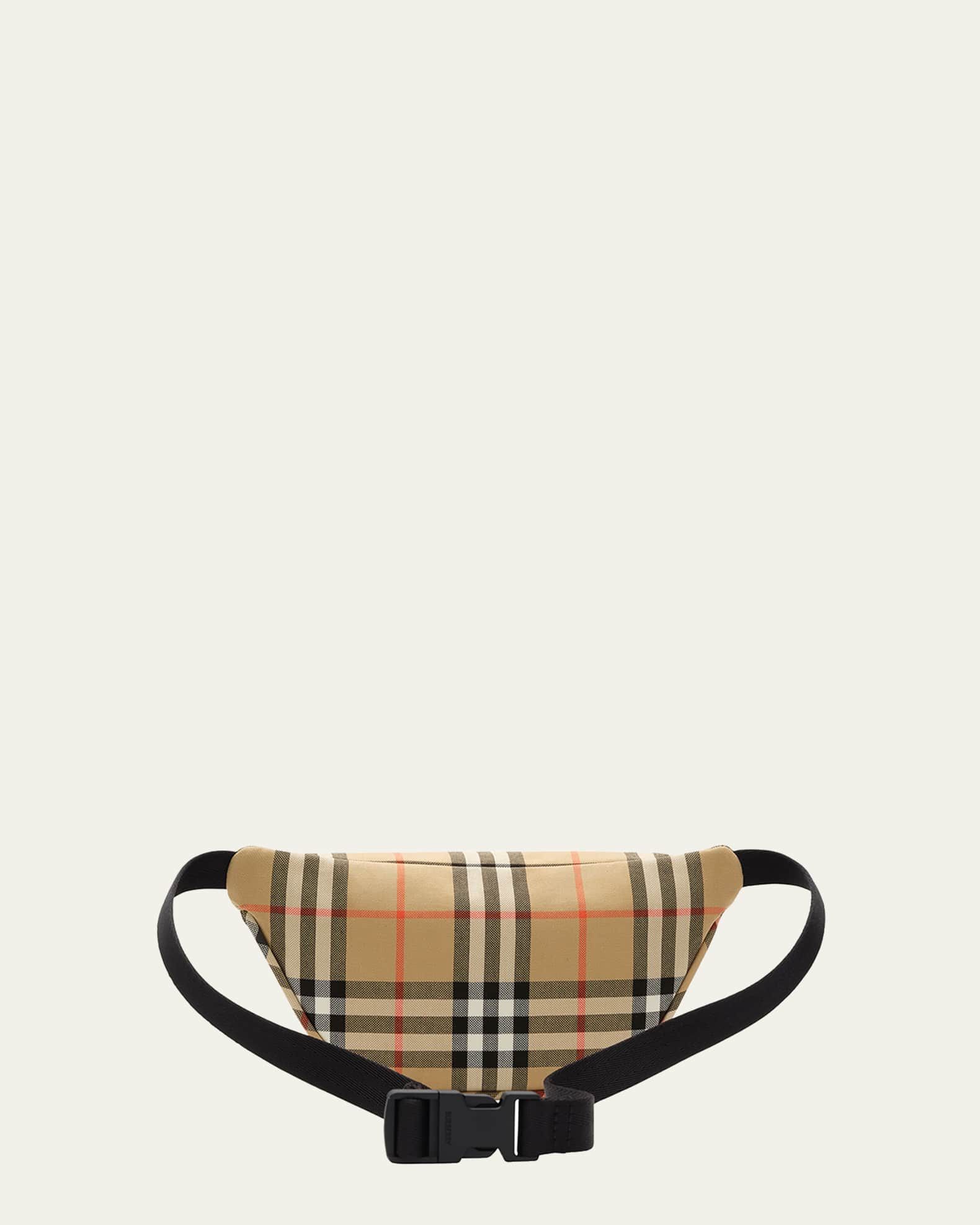 Burberry Kid's Wilfred Check Belt Bag | Neiman Marcus