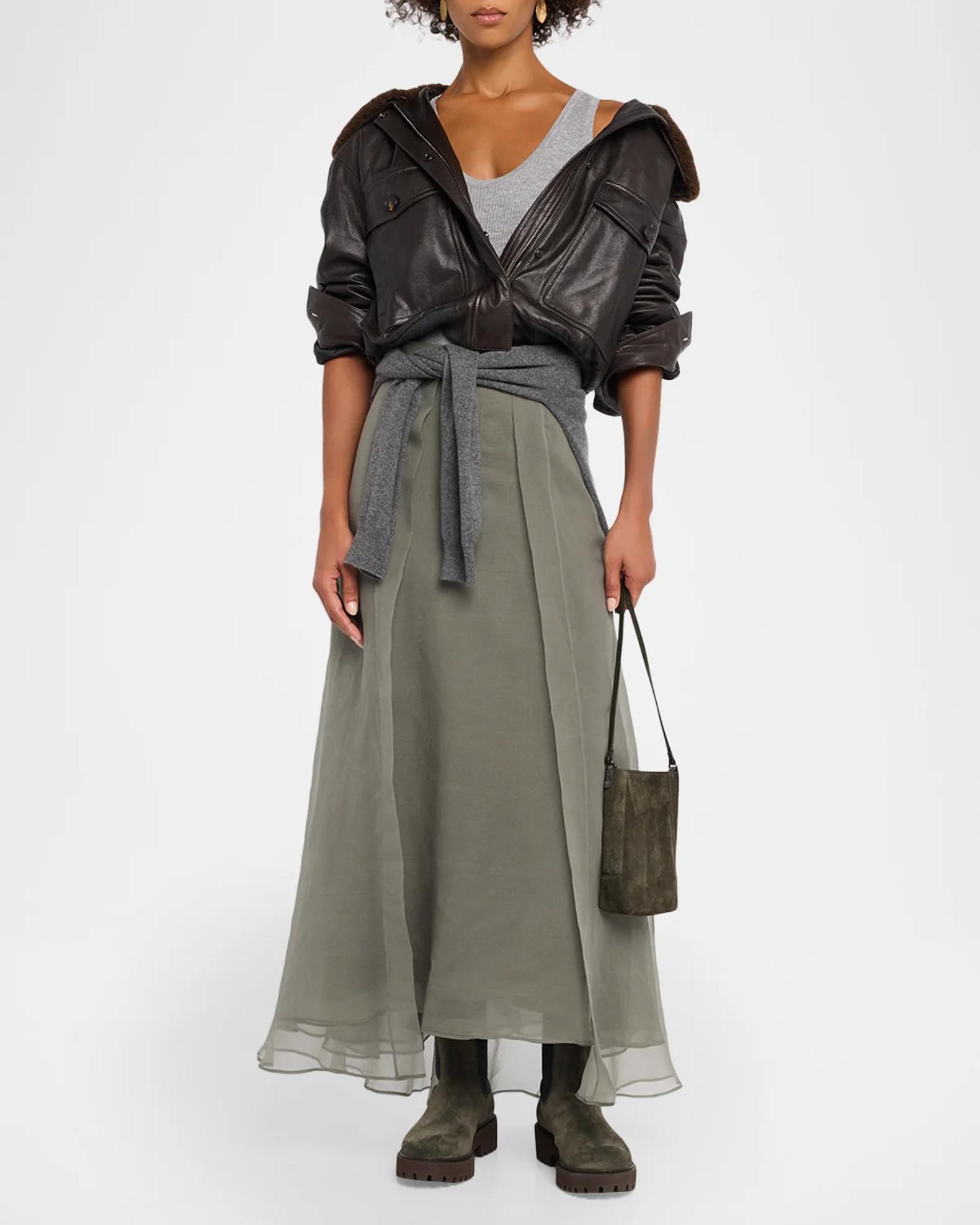 Brunello Cucinelli Sparkle Rib Knit Tank Top | Neiman Marcus