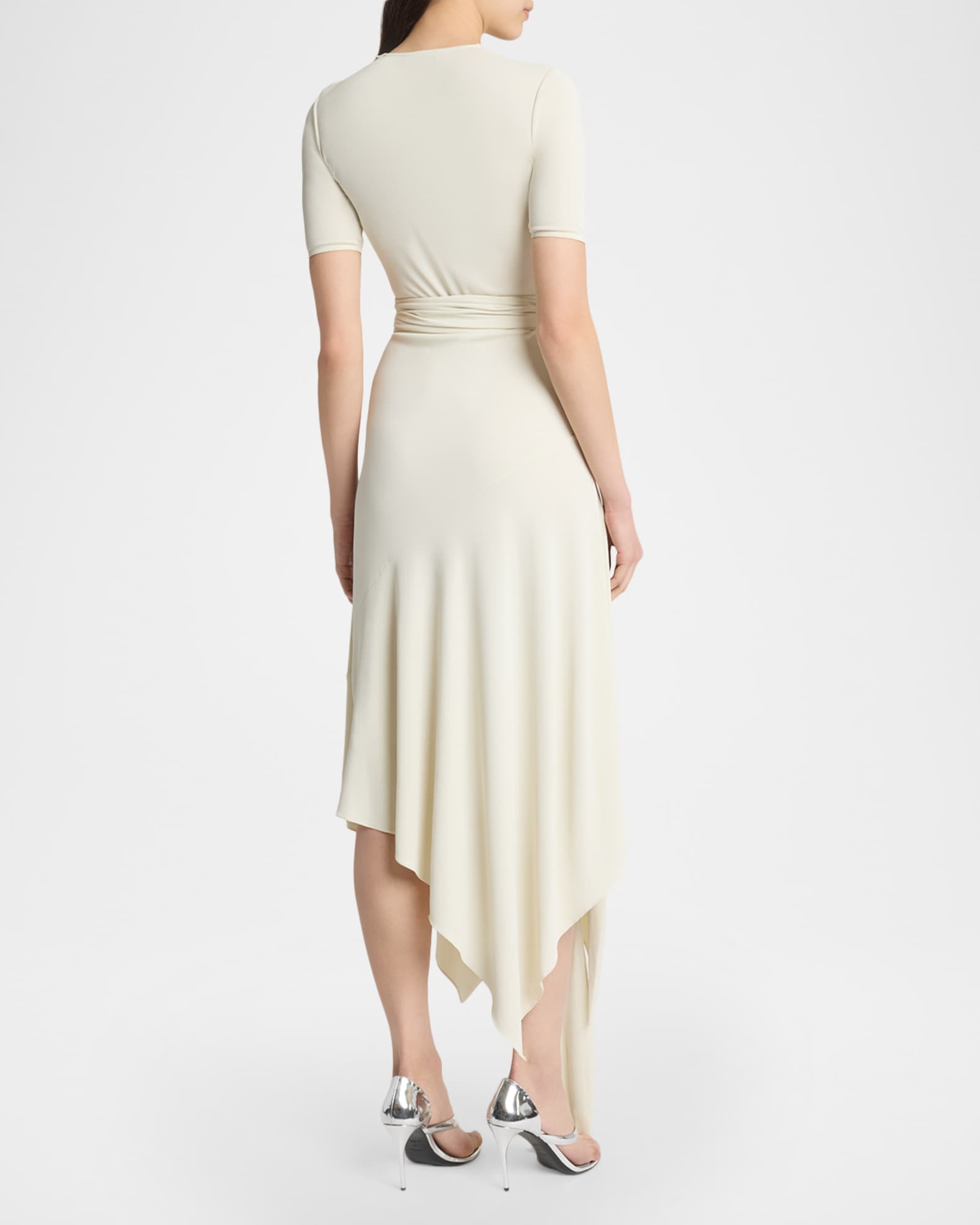 alaia vienne midi dress Alaa Alaia Womens Aubergine Vienne Scoop-neck Cut-out Knitted Maxi Dress