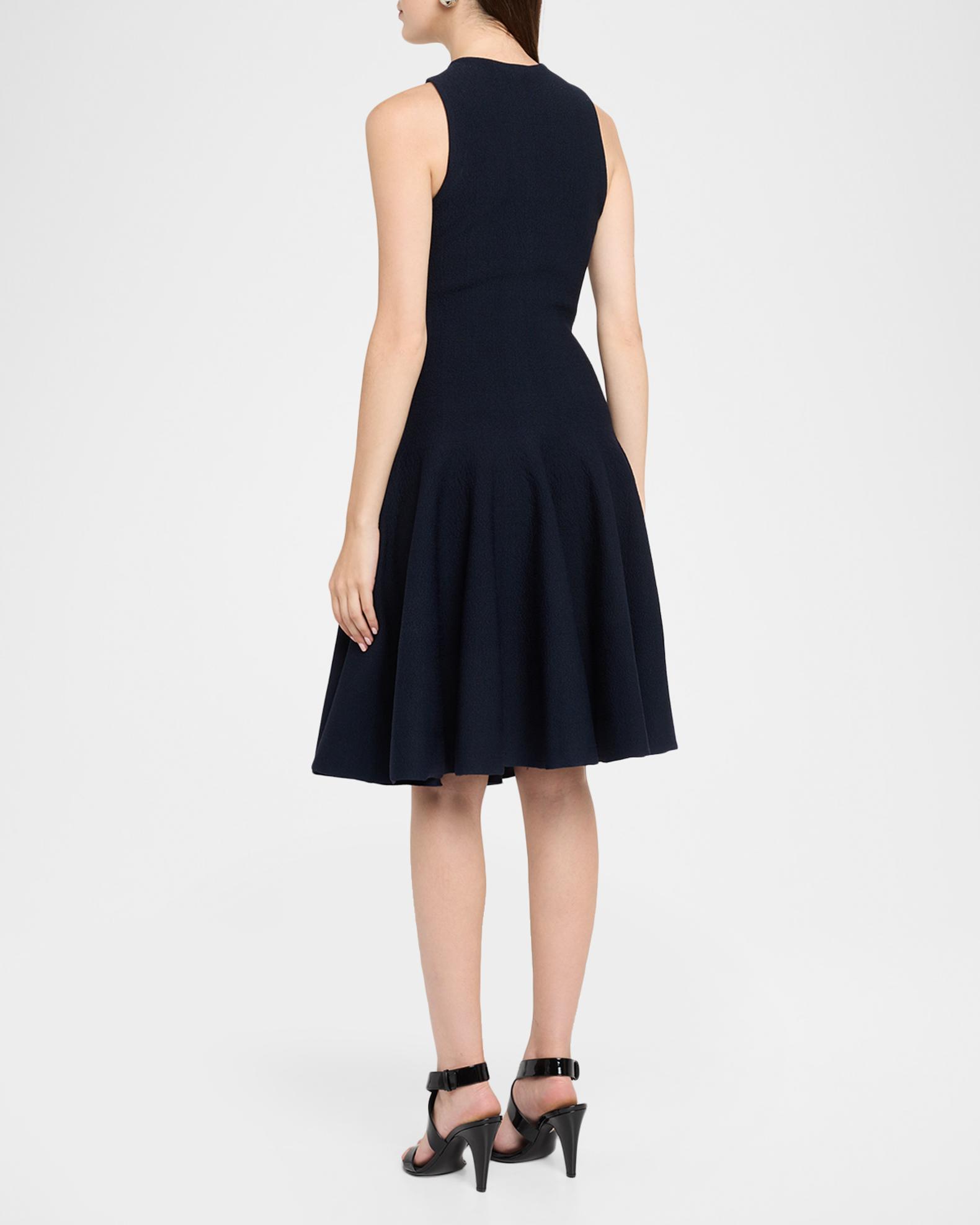 alaia halter dress Alaïa-Short Flared Blue-Dresses Filter_Size_C_M