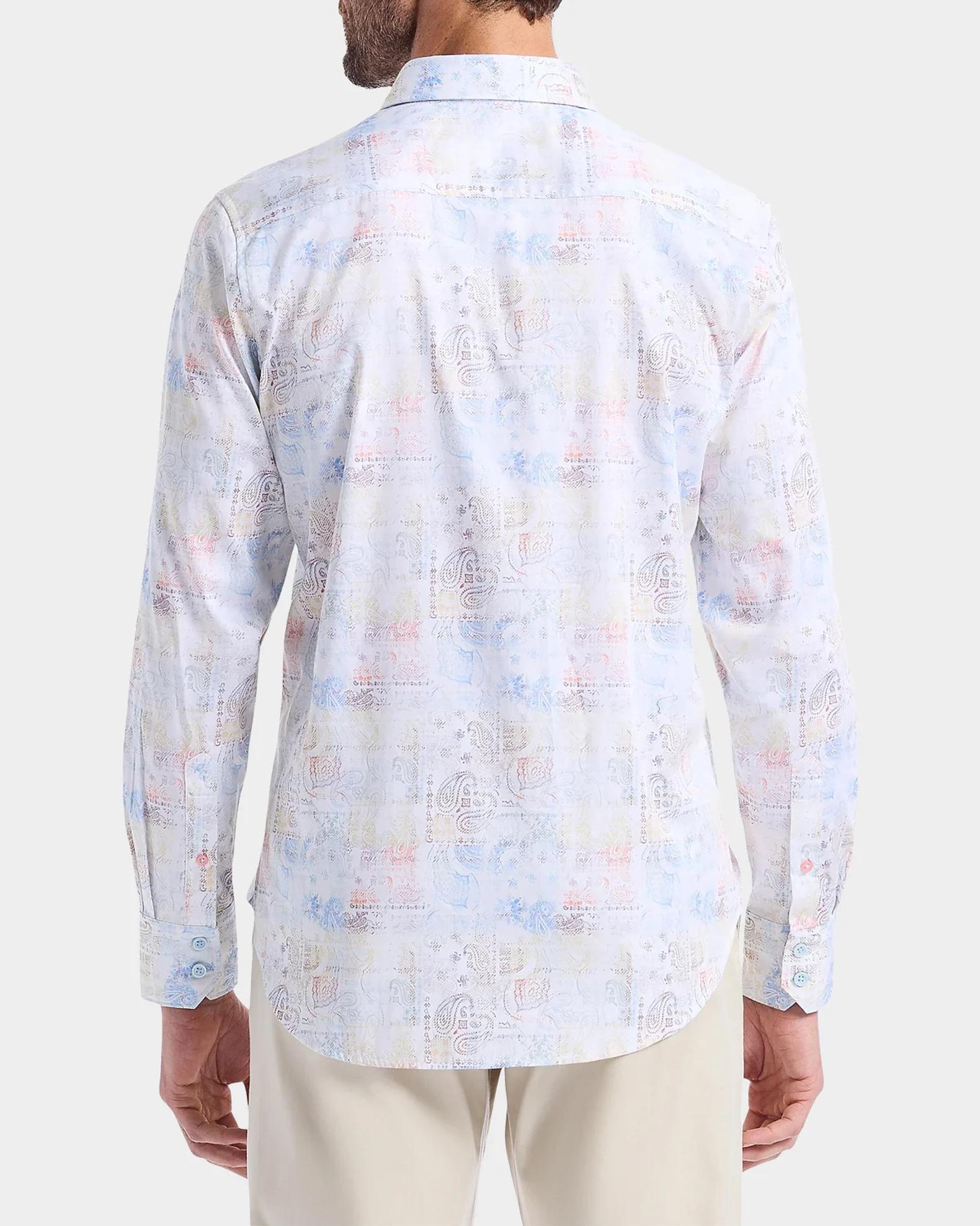 Robert Graham Men's Vista Paisley-Plaid Stretch Sport Shirt | Neiman Marcus