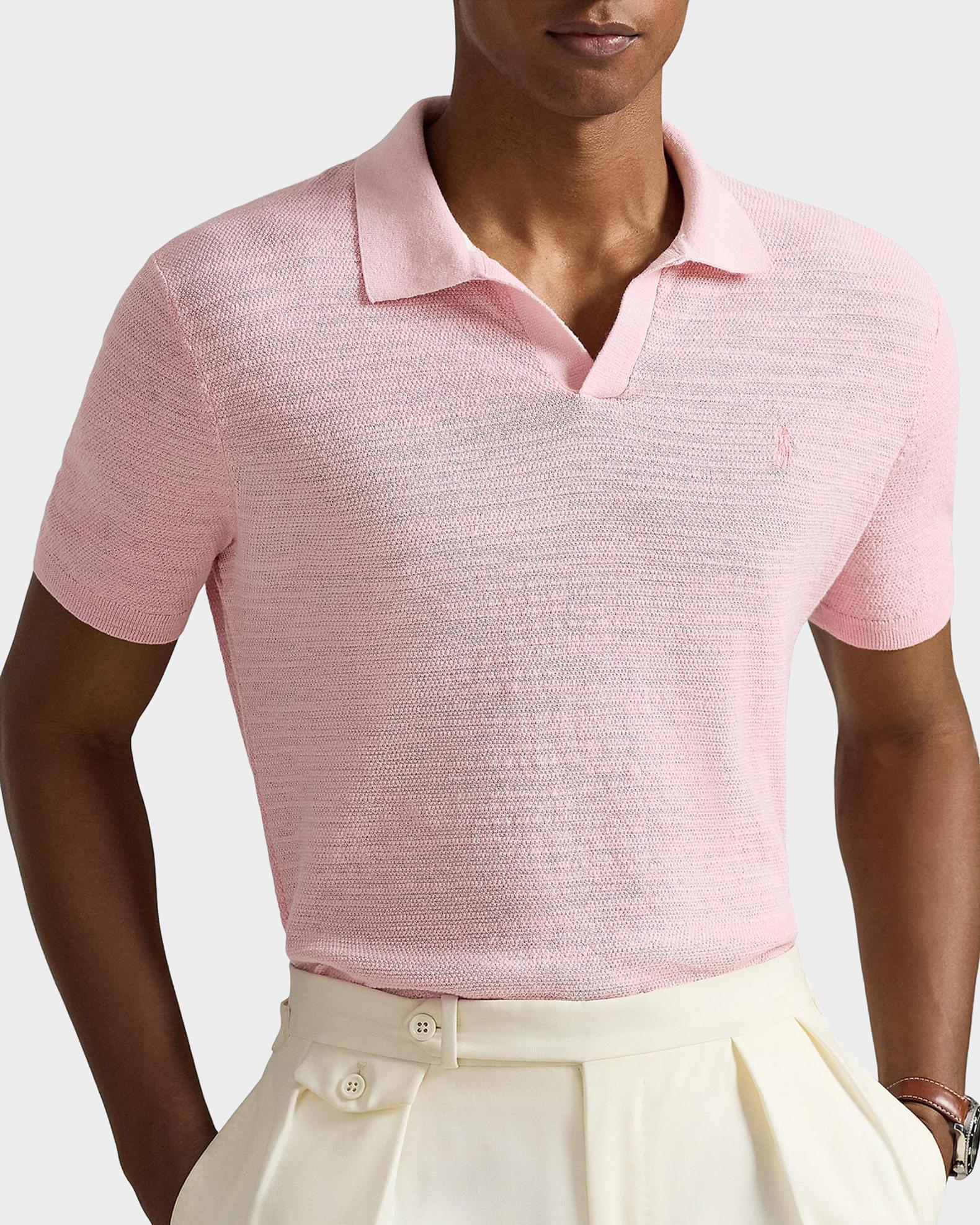Polo Ralph Lauren Men's Cotton and Linen Textured Short-Sleeve