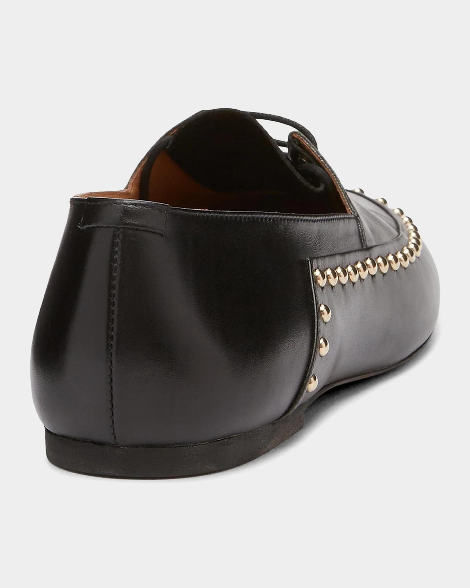 Jil Sander Elyss Studded Leather Loafers | Neiman Marcus