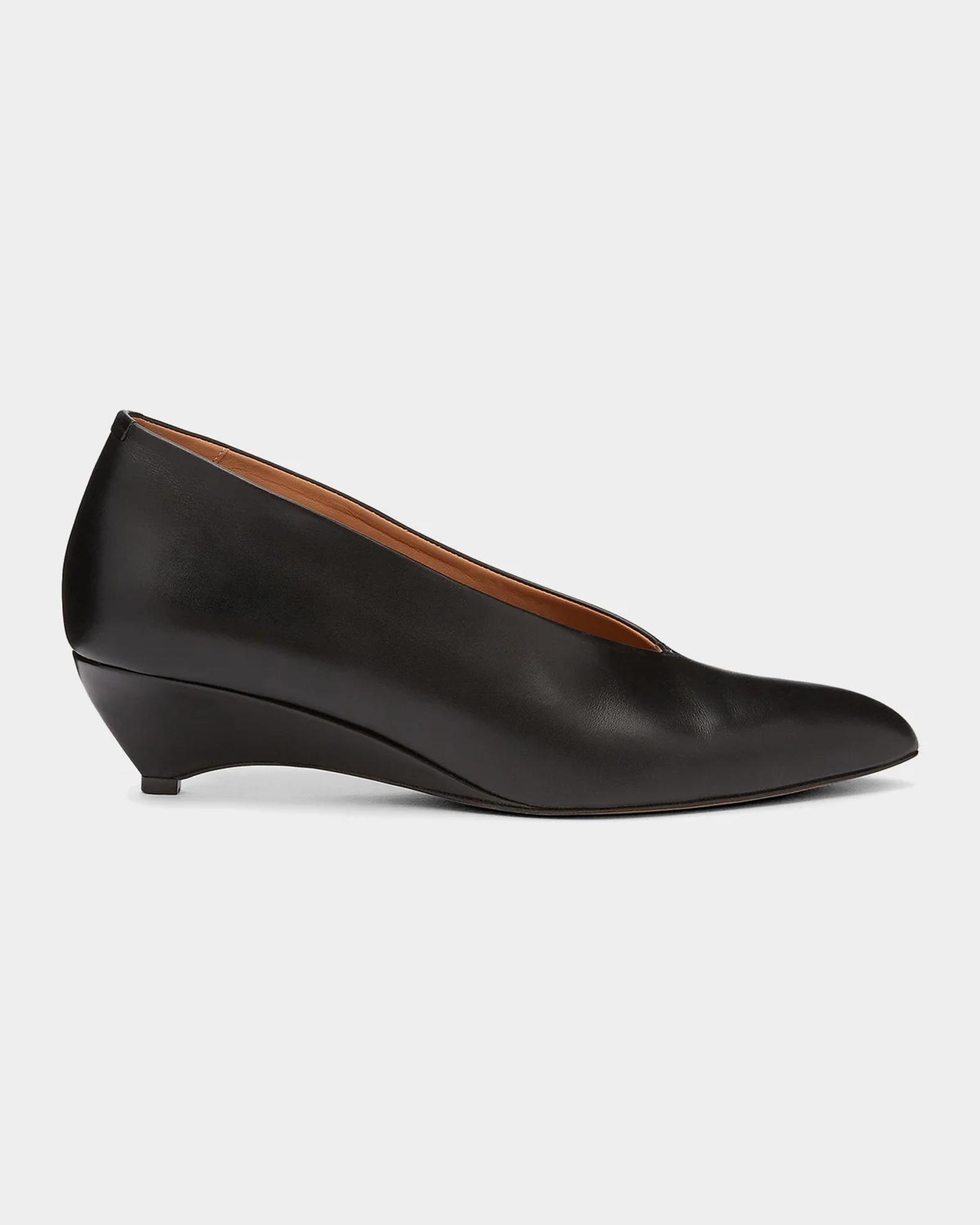 Jil Sander 45mm Arc Leather Pumps | Neiman Marcus