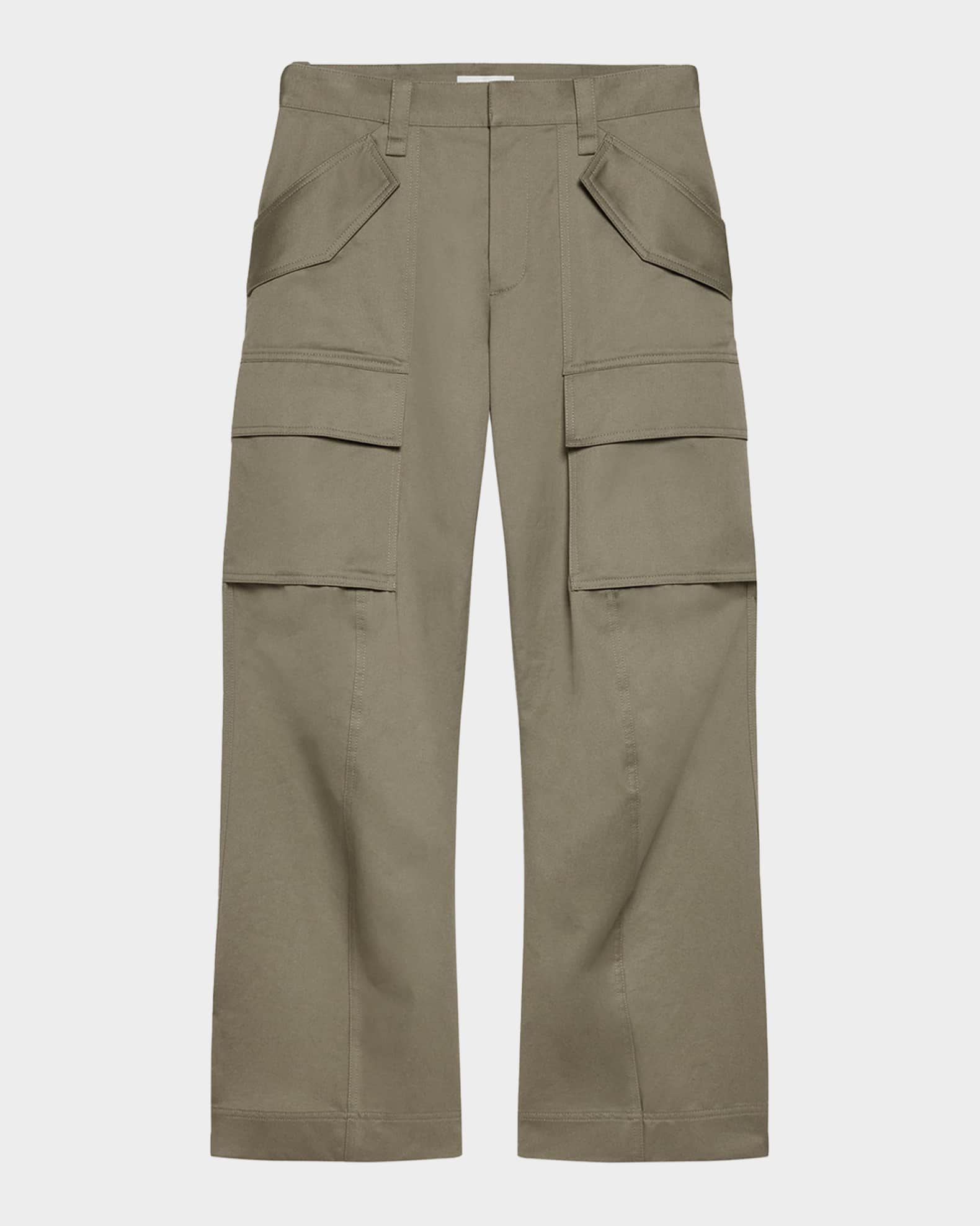 Helmut Lang Men's Chino Twill Wide Leg Cargo Pants | Neiman Marcus