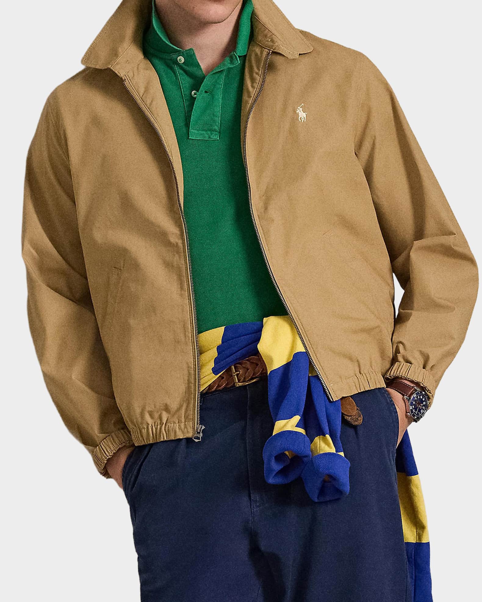 Polo Ralph Lauren Men's Cotton Poplin Embroidered-Pony Shirt