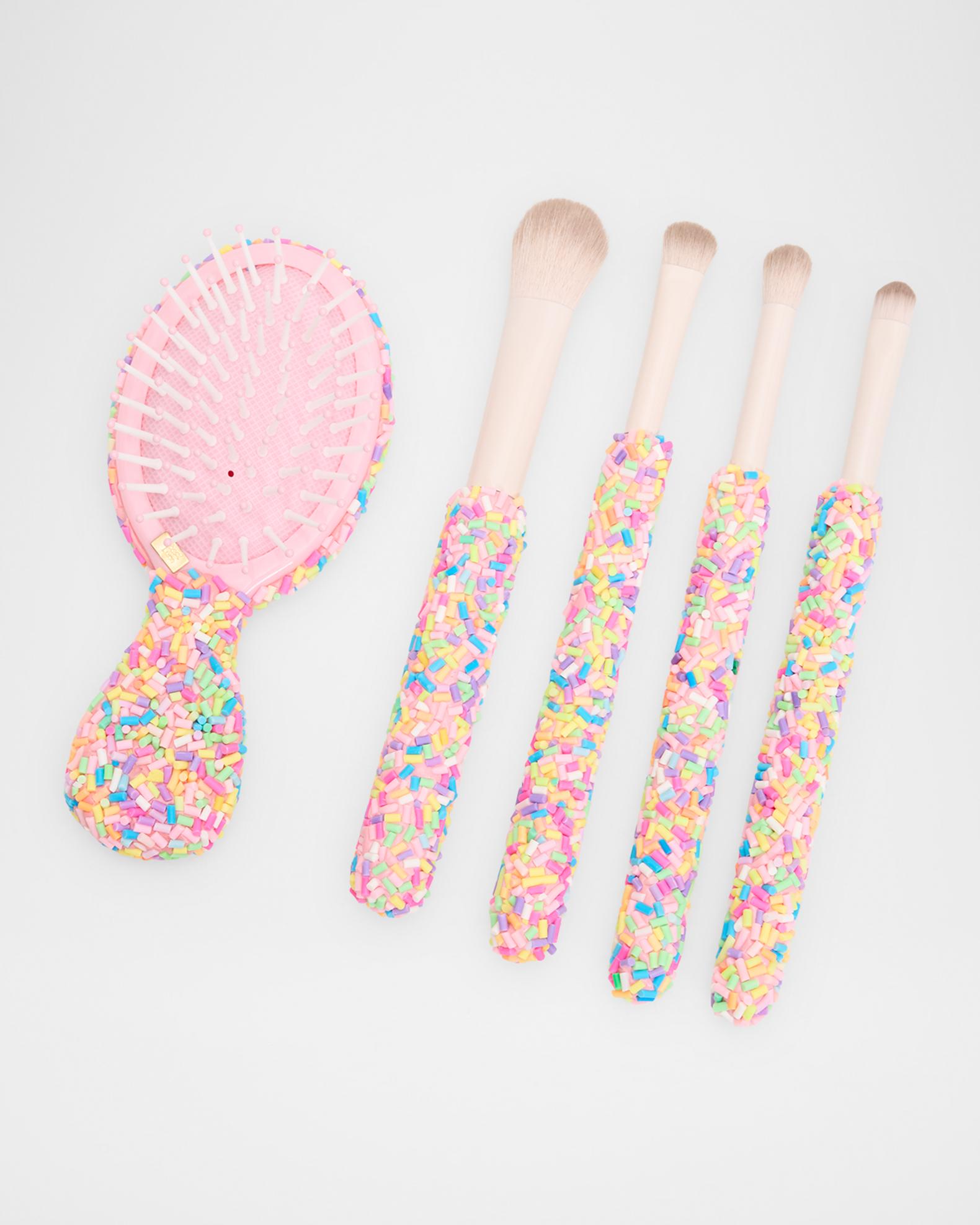 Bari Lynn Kid's Sprinkle Hair & Makeup Brush 5-Piece Set | Neiman Marcus