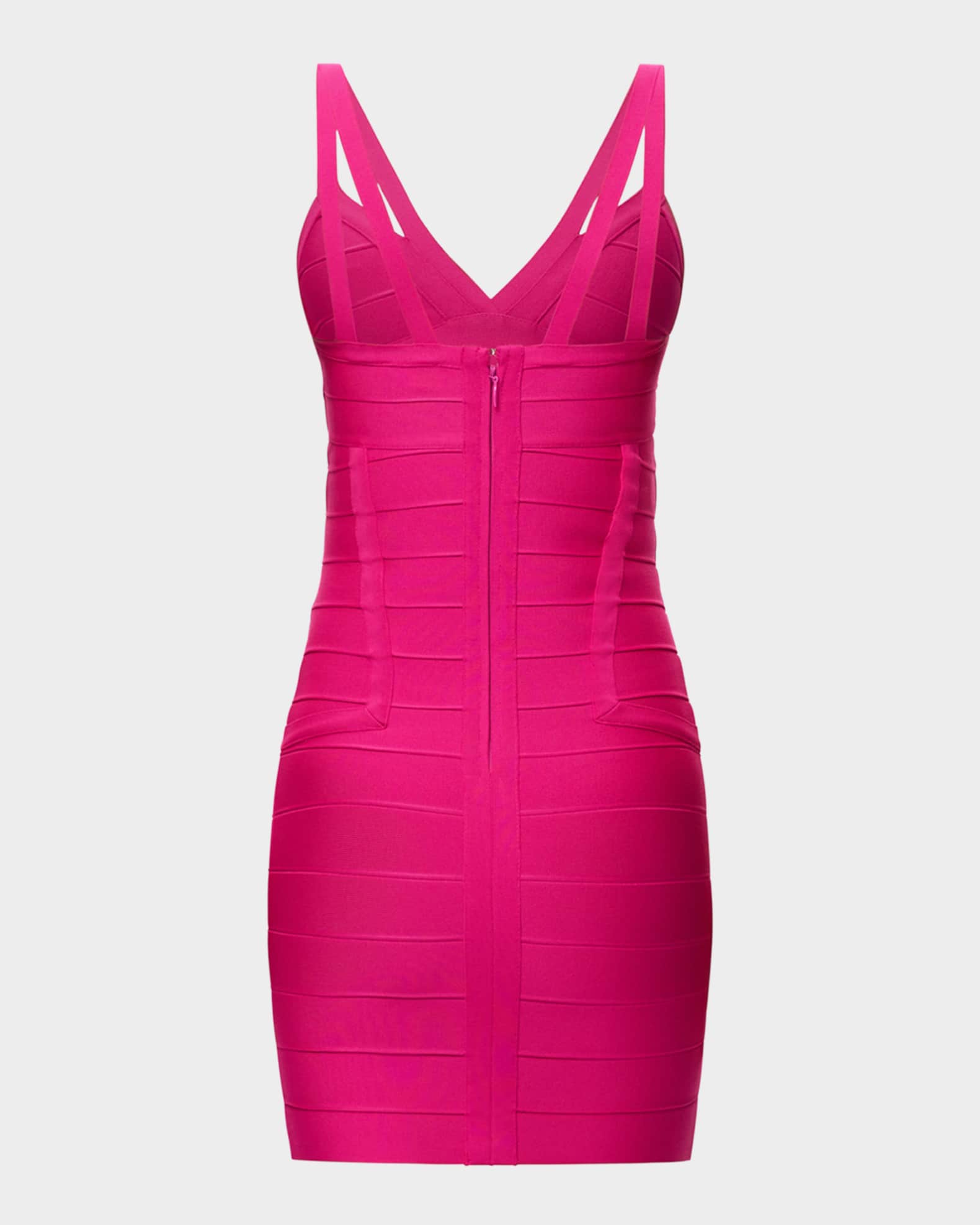 herve leger bandage dress mini ICON METALLIC BANDAGE BUSTIER MINI DRESS  HERV LGER