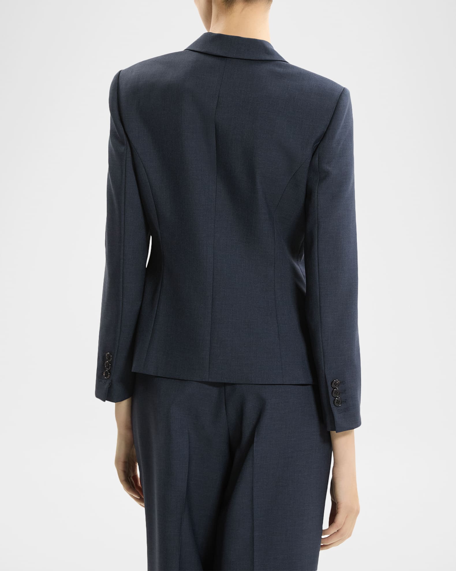 Theory Shrunken Three-Button Jacket | Neiman Marcus