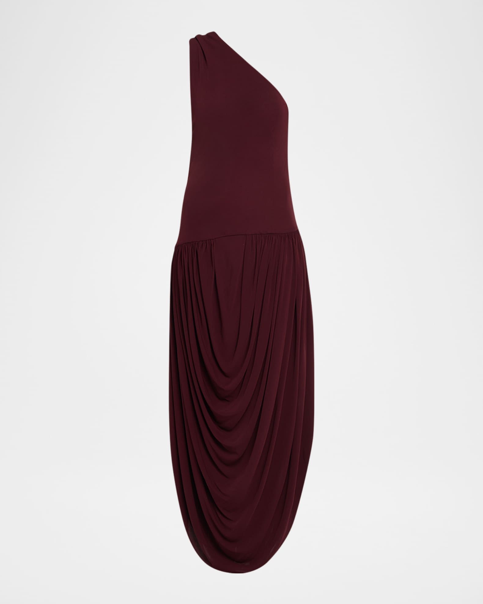 one shoulder vian dress Teo
