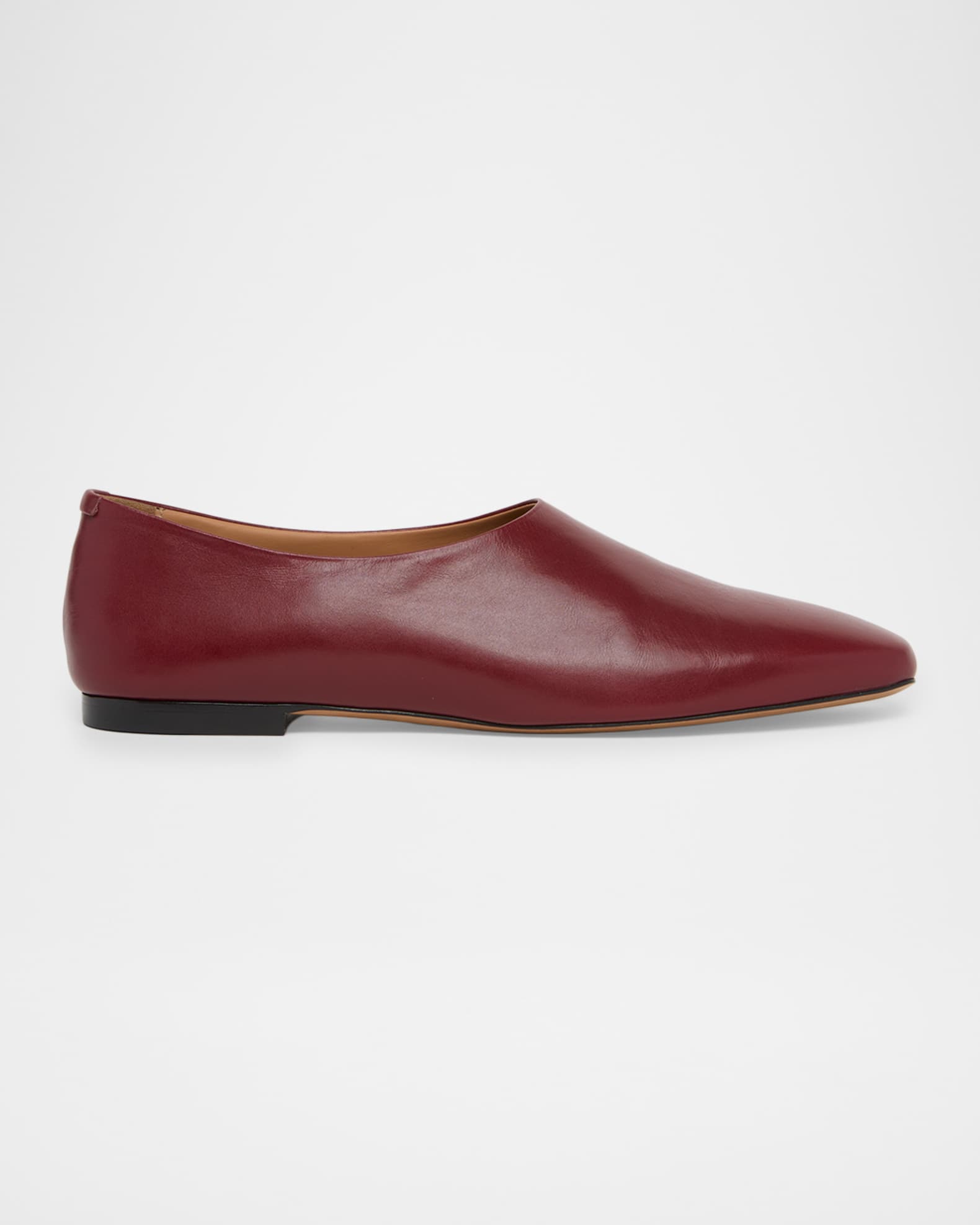 Jil Sander Prince Leather Ballerina Flats | Neiman Marcus
