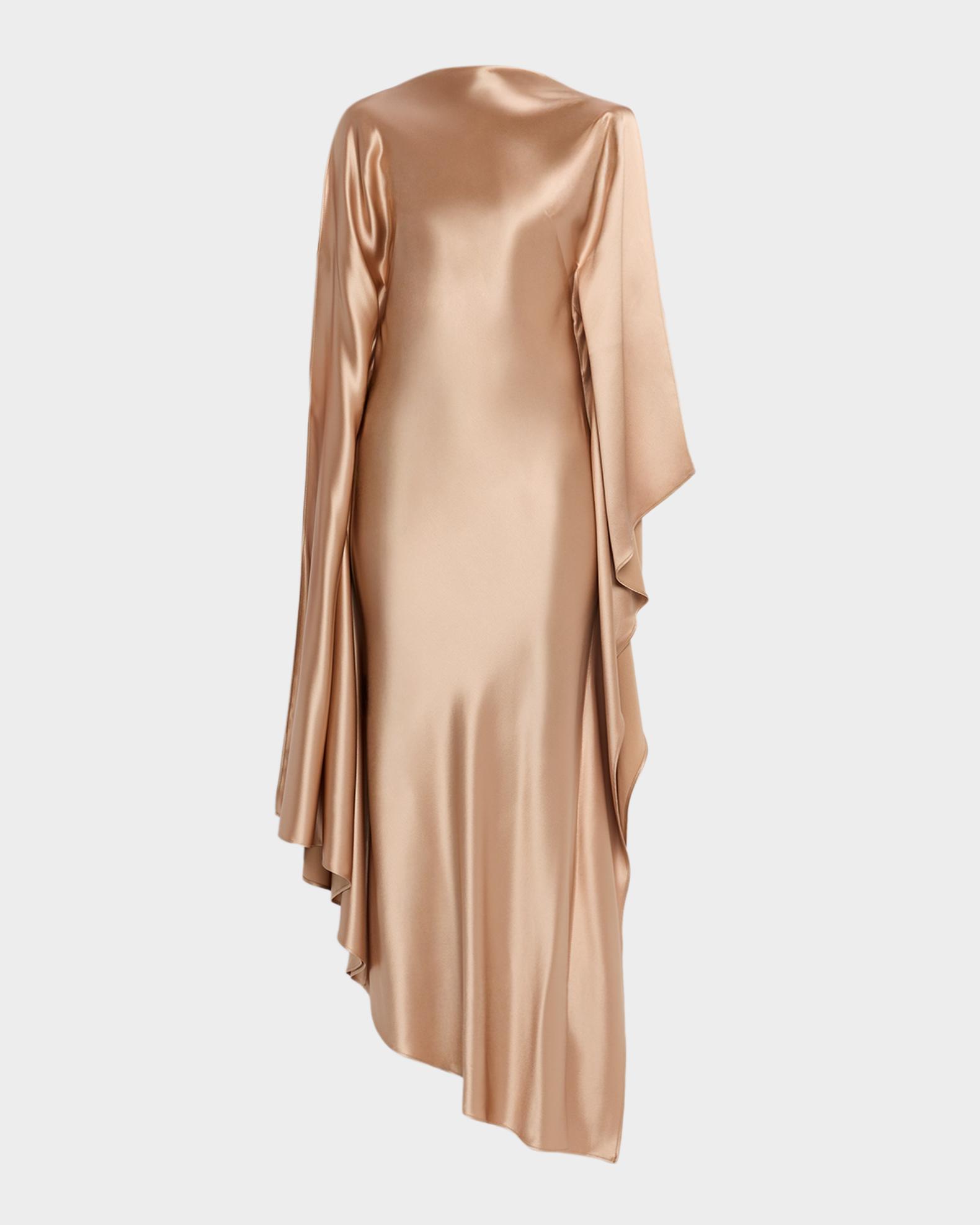 Acler Jarvis Maxi Dress in Metallic Gold