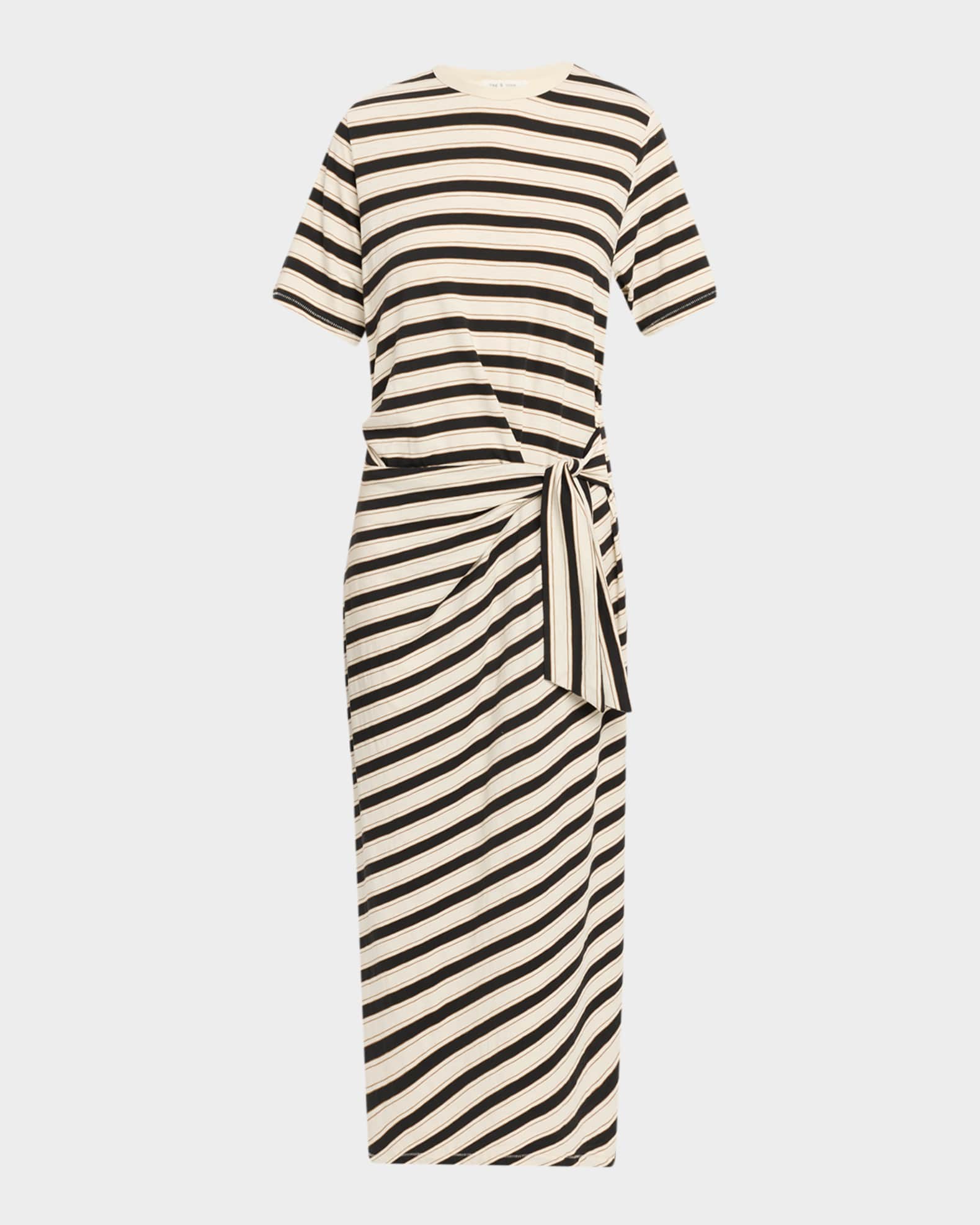 rag and bone dress Hallie Floral Cotton-Silk Maxi - Cream Floral Its relaxed look and feel are elevated by a jersey slip rag & bone Julia Maxi