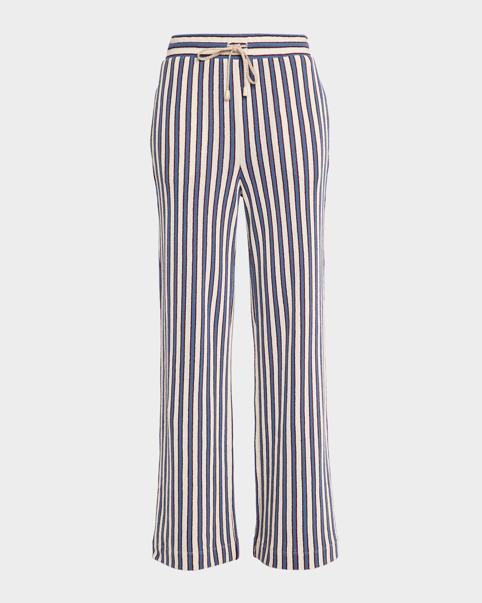 Veronica Beard Zosia Crochet Drawstring Pants | Neiman Marcus