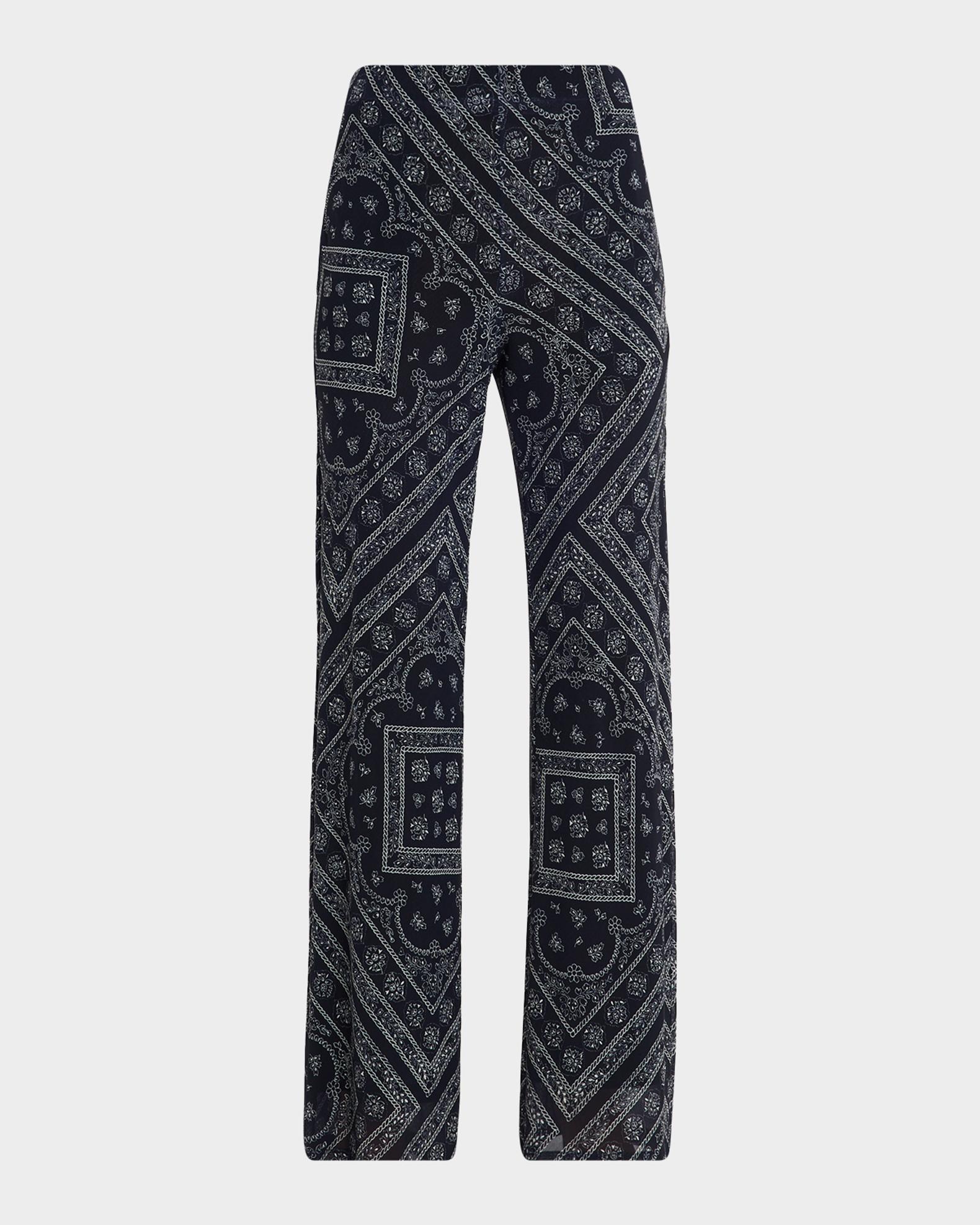 Veronica Beard Hadria Bandana-Print Pants | Neiman Marcus