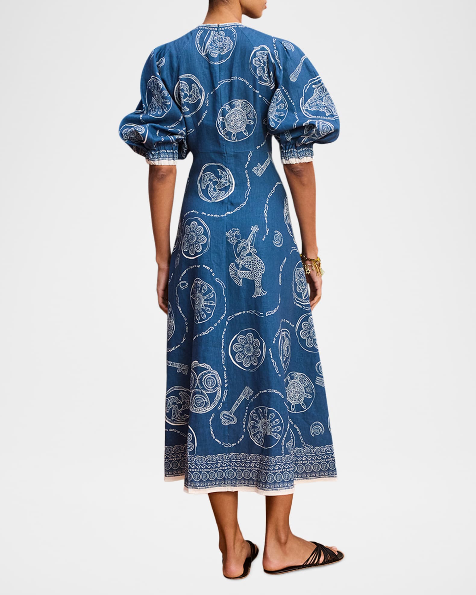 alemais linen dress ALEMAIS