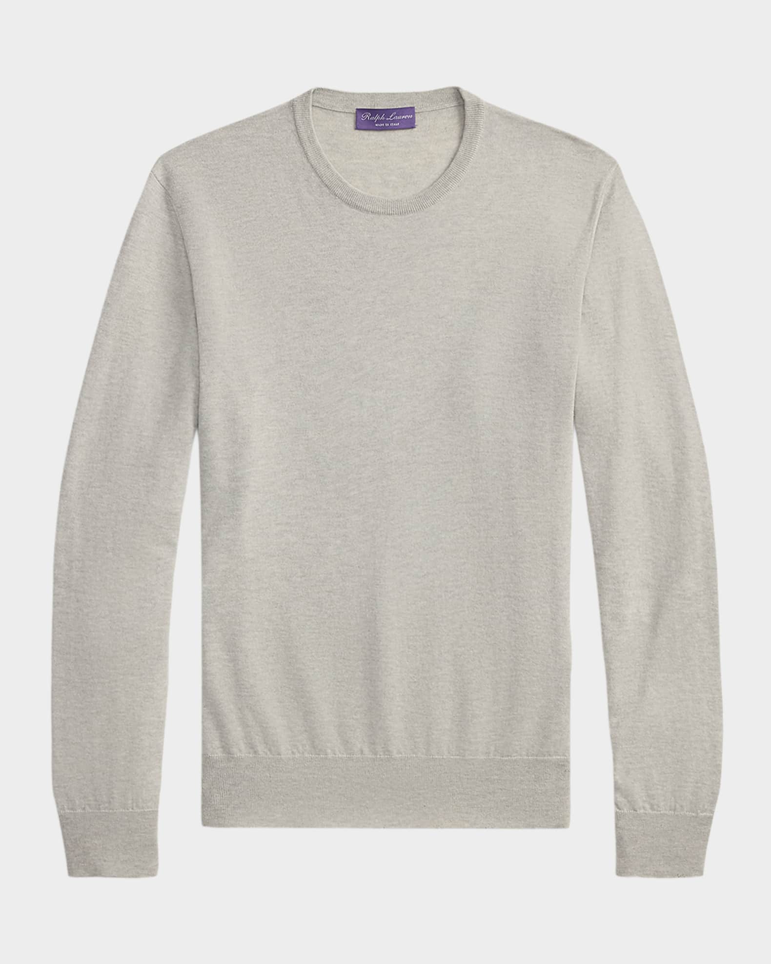 Ralph Lauren Purple Label Men's 18GG Cashmere Crewneck Sweater