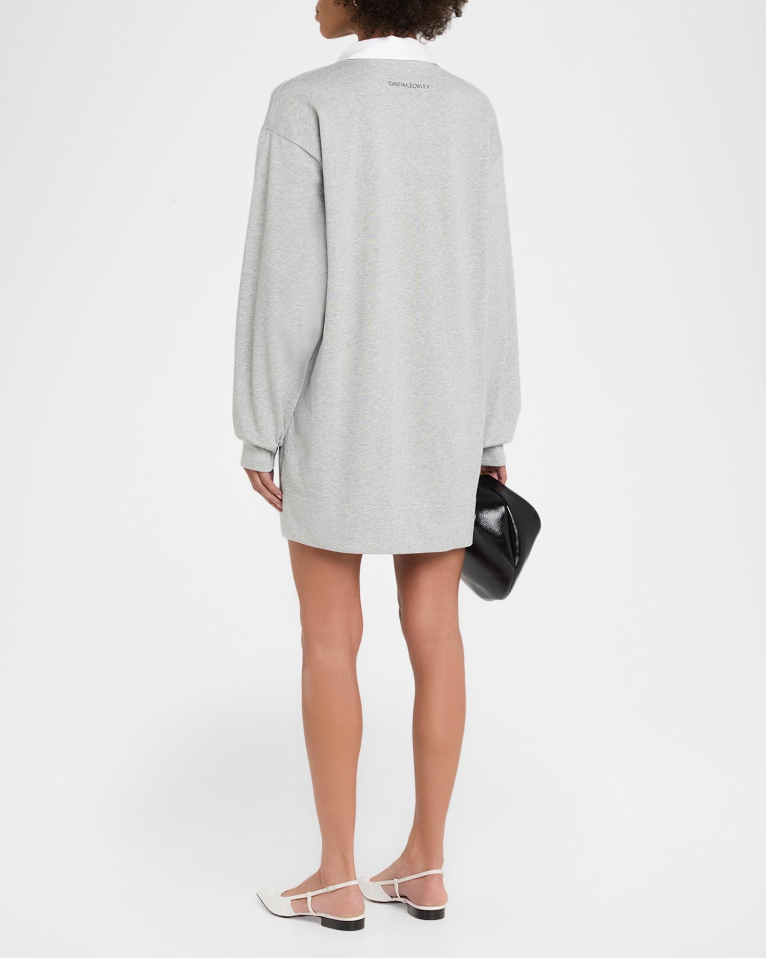 Cynthia Rowley Rugby Mini Dress - Gray