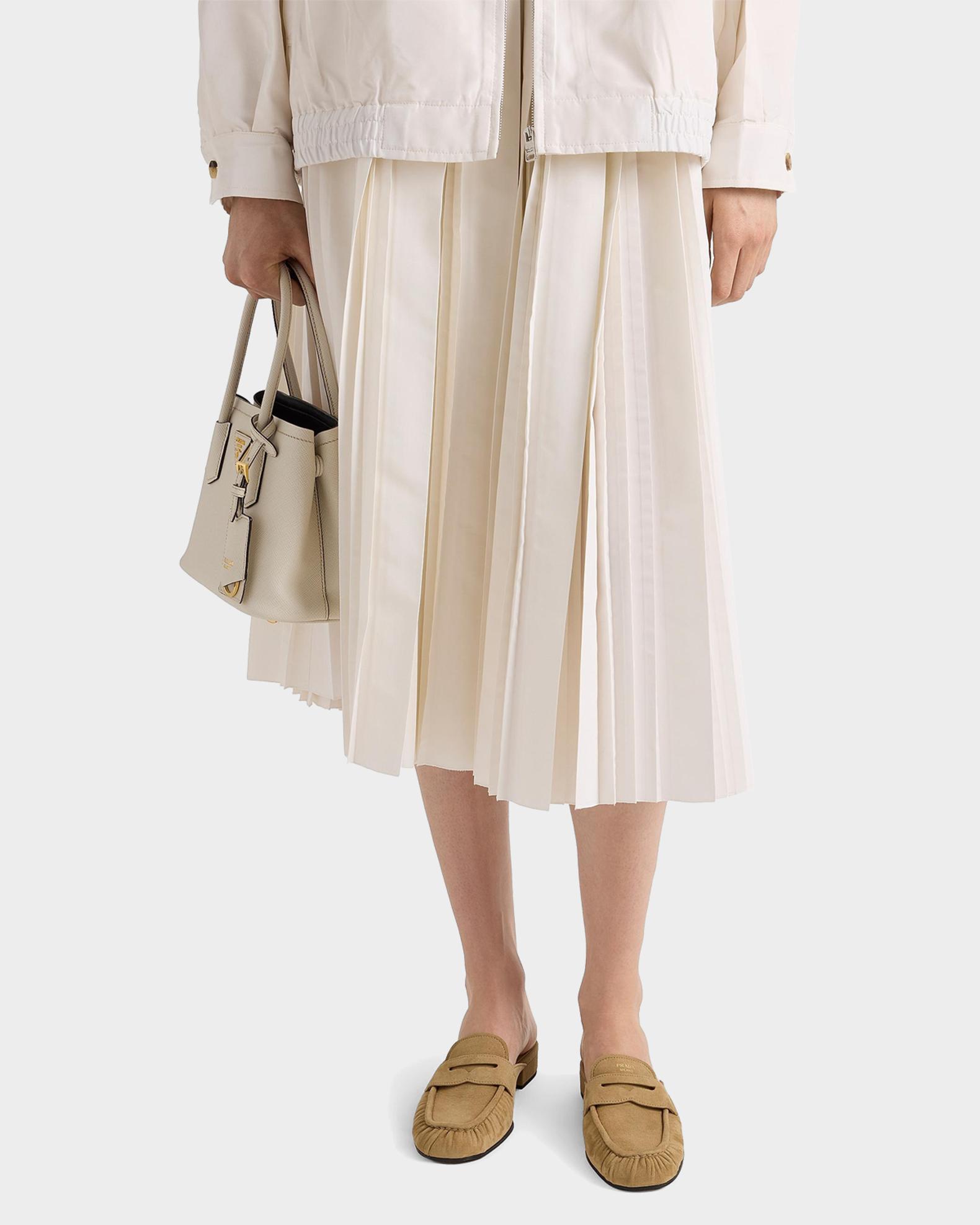 Prada Suede Moc-Toe Mules | Neiman Marcus