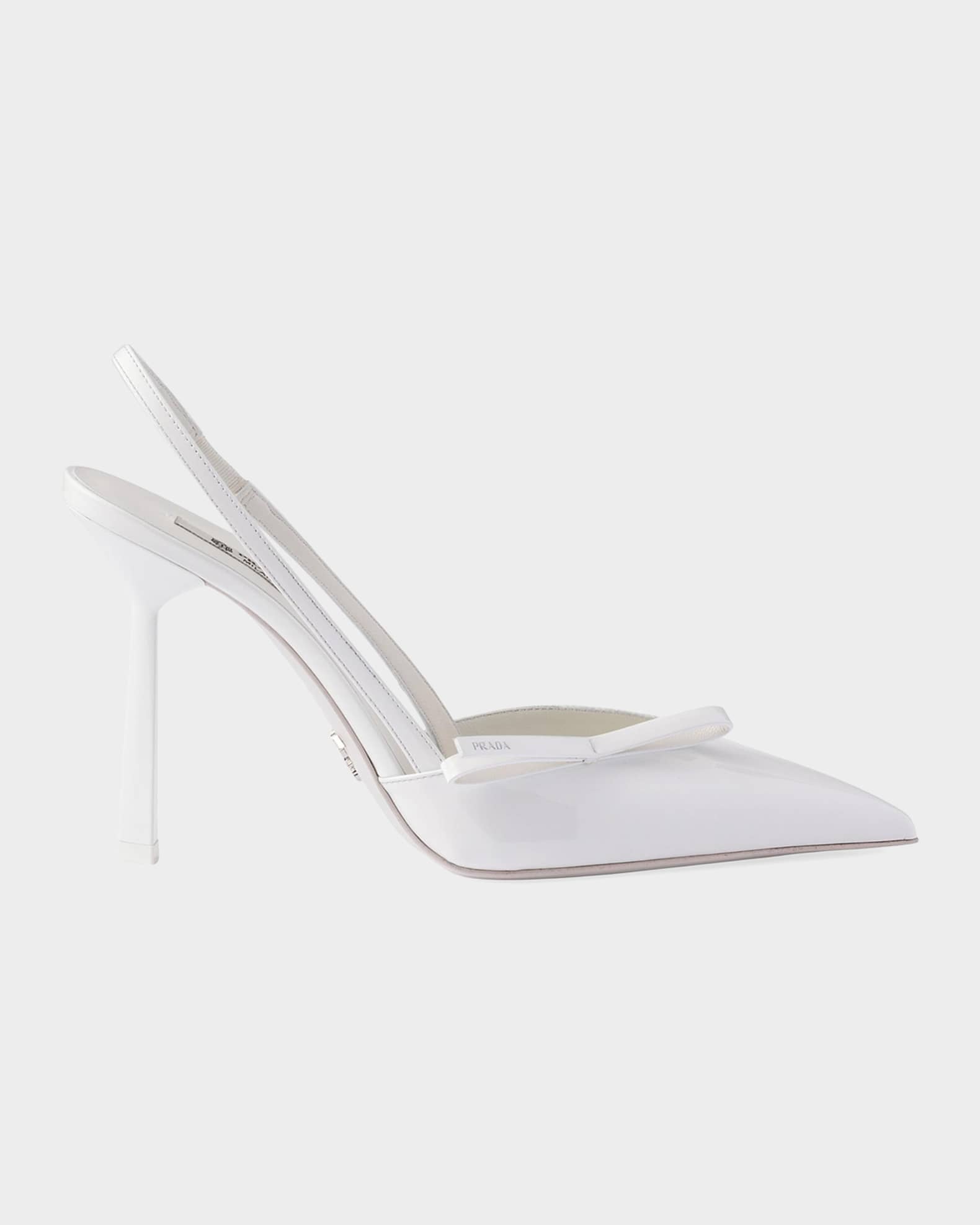 Prada Patent Leather Slingback Pumps | Neiman Marcus