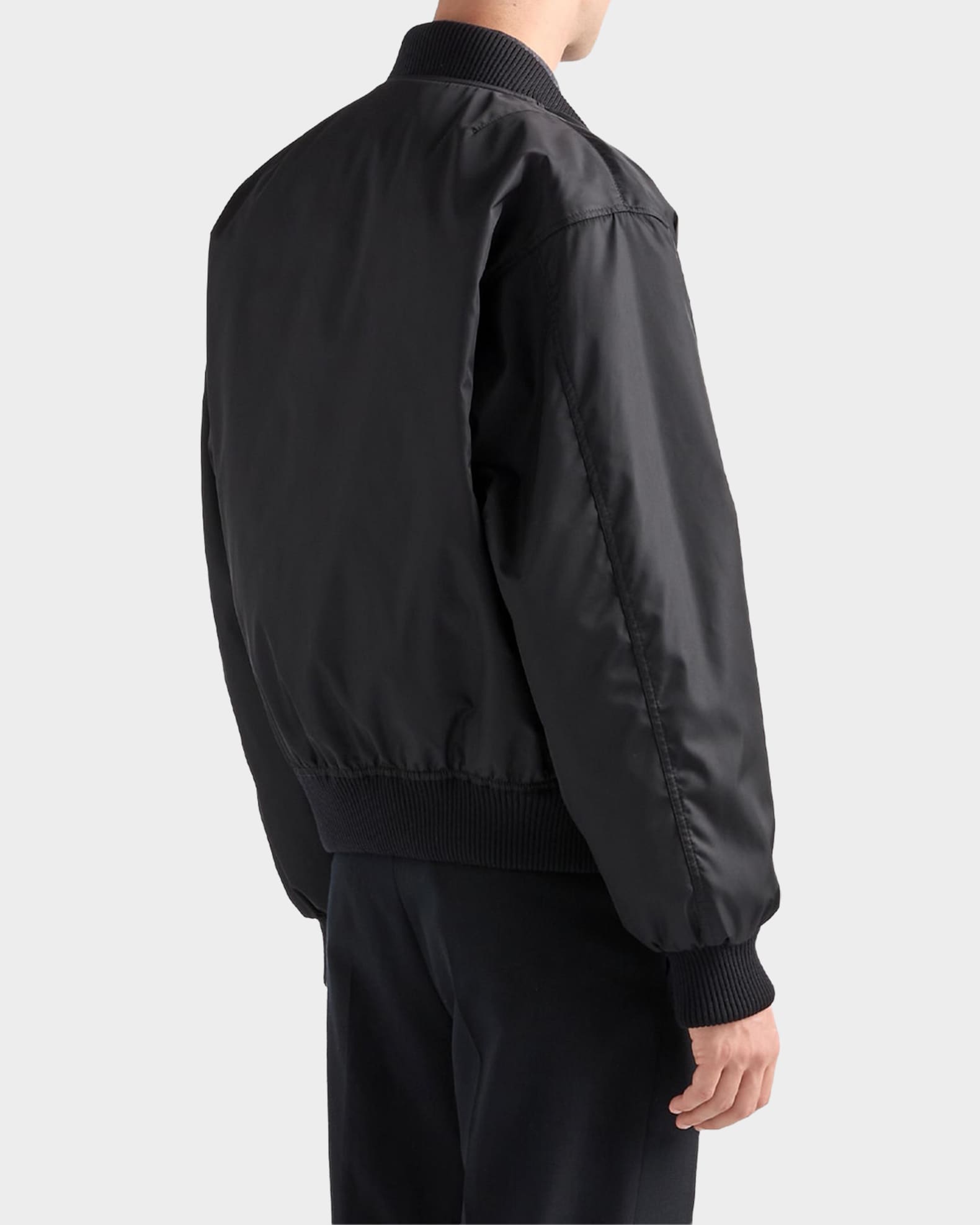 Prada Men's Re-Nylon Bomber Jacket | Neiman Marcus