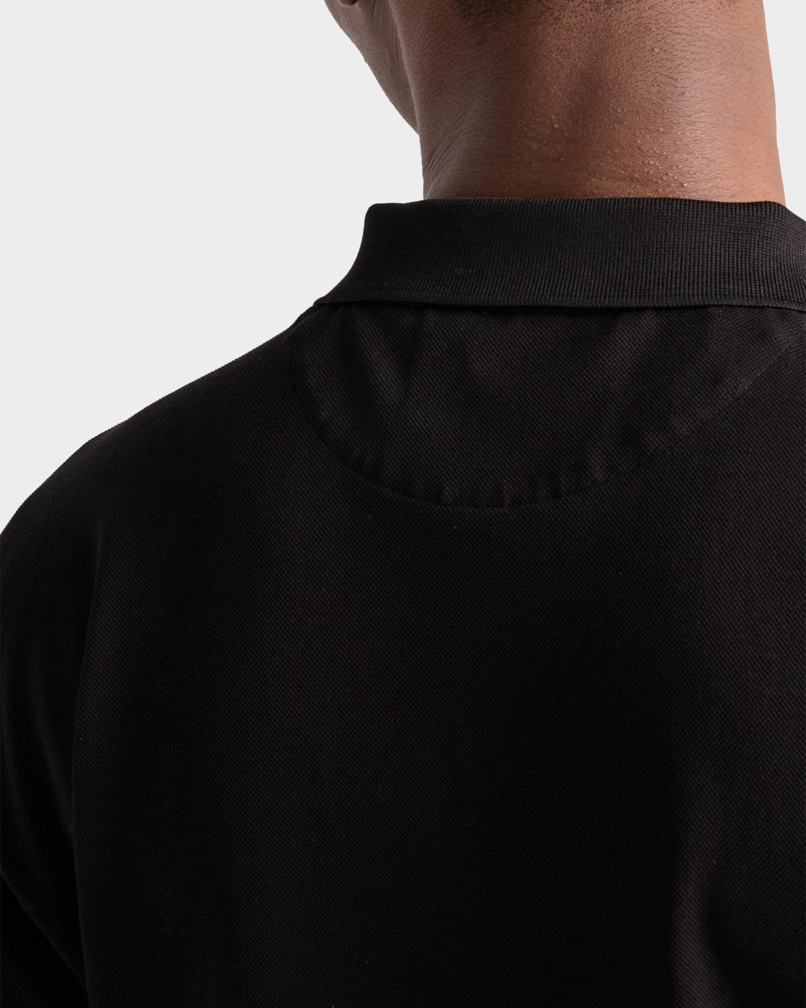 トップス PRADA SPORT Nylon L/S Polo size 48 Prada Piqué Polo Shirt with Re-Nylon Details | Saks Fifth Avenue