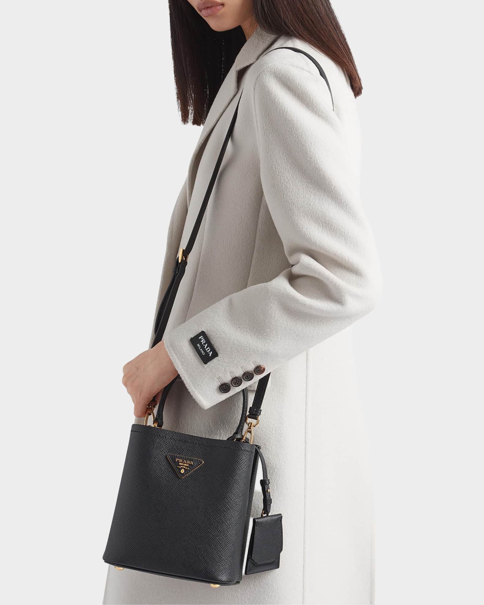 Prada Panier Mini Saffiano Leather Bag | Neiman Marcus