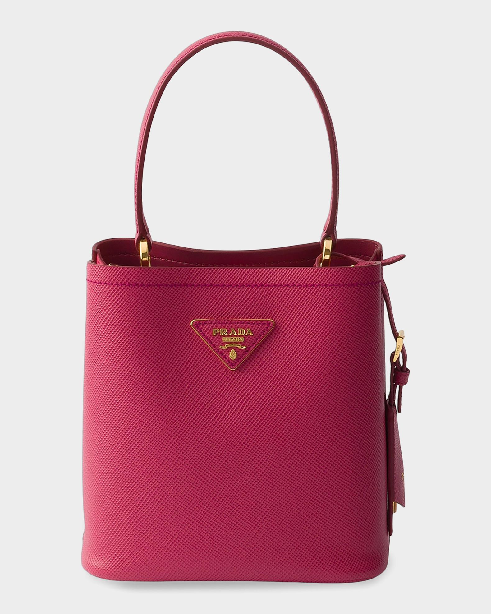 Prada Panier Mini Saffiano Leather Bag | Neiman Marcus