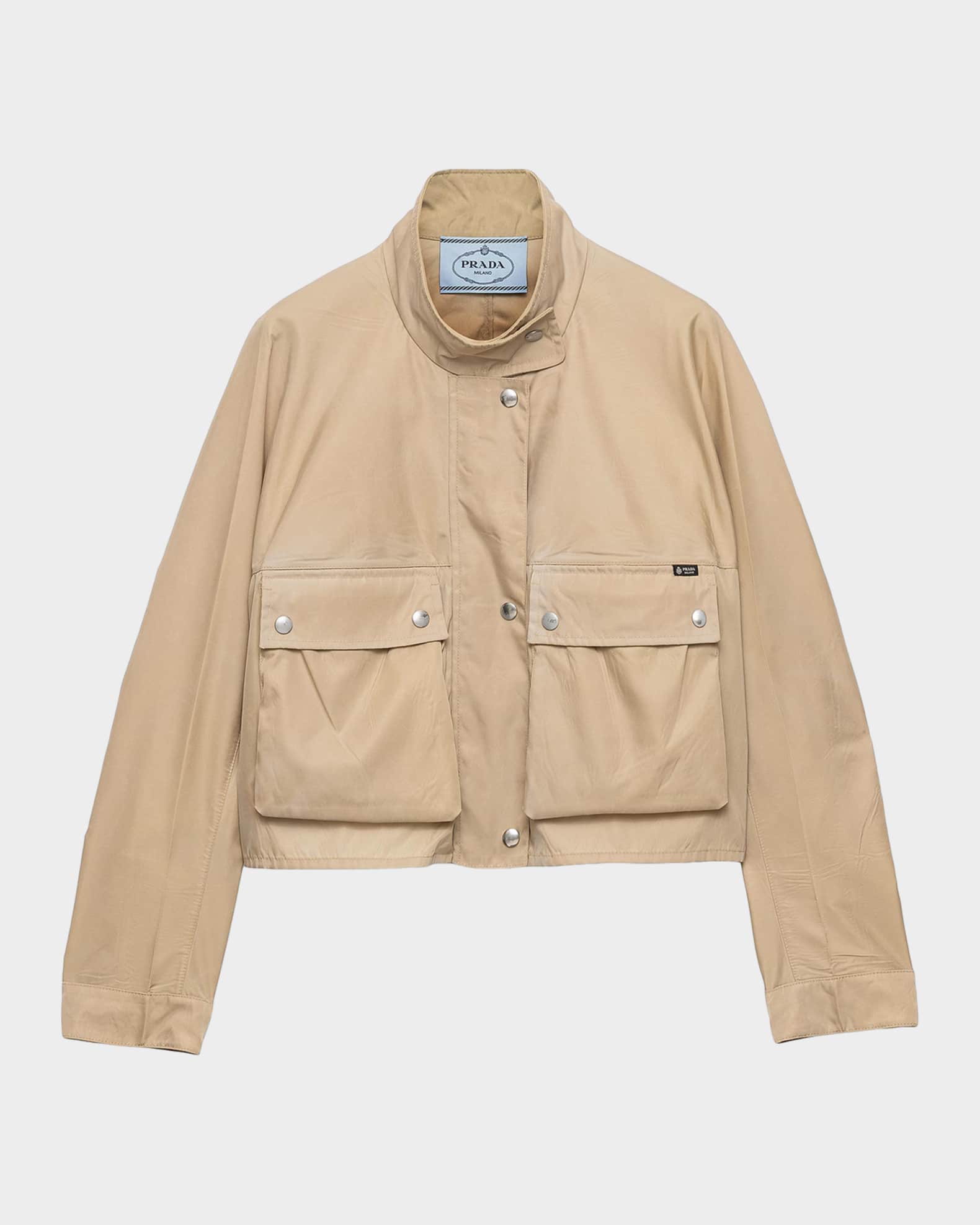 Prada Washed Re-Nylon Jacket | Neiman Marcus