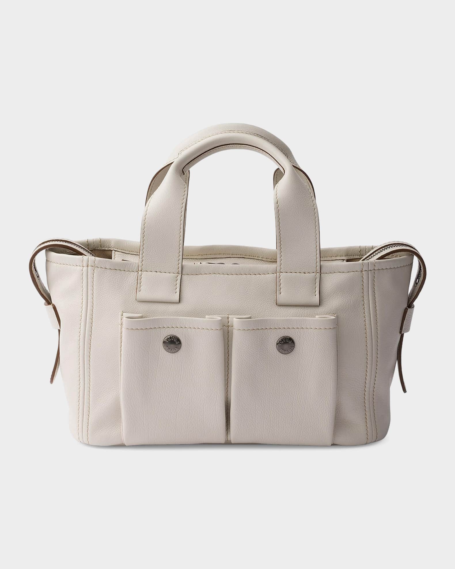 Prada Prada Route Medium Leather Tote Bag | Neiman Marcus