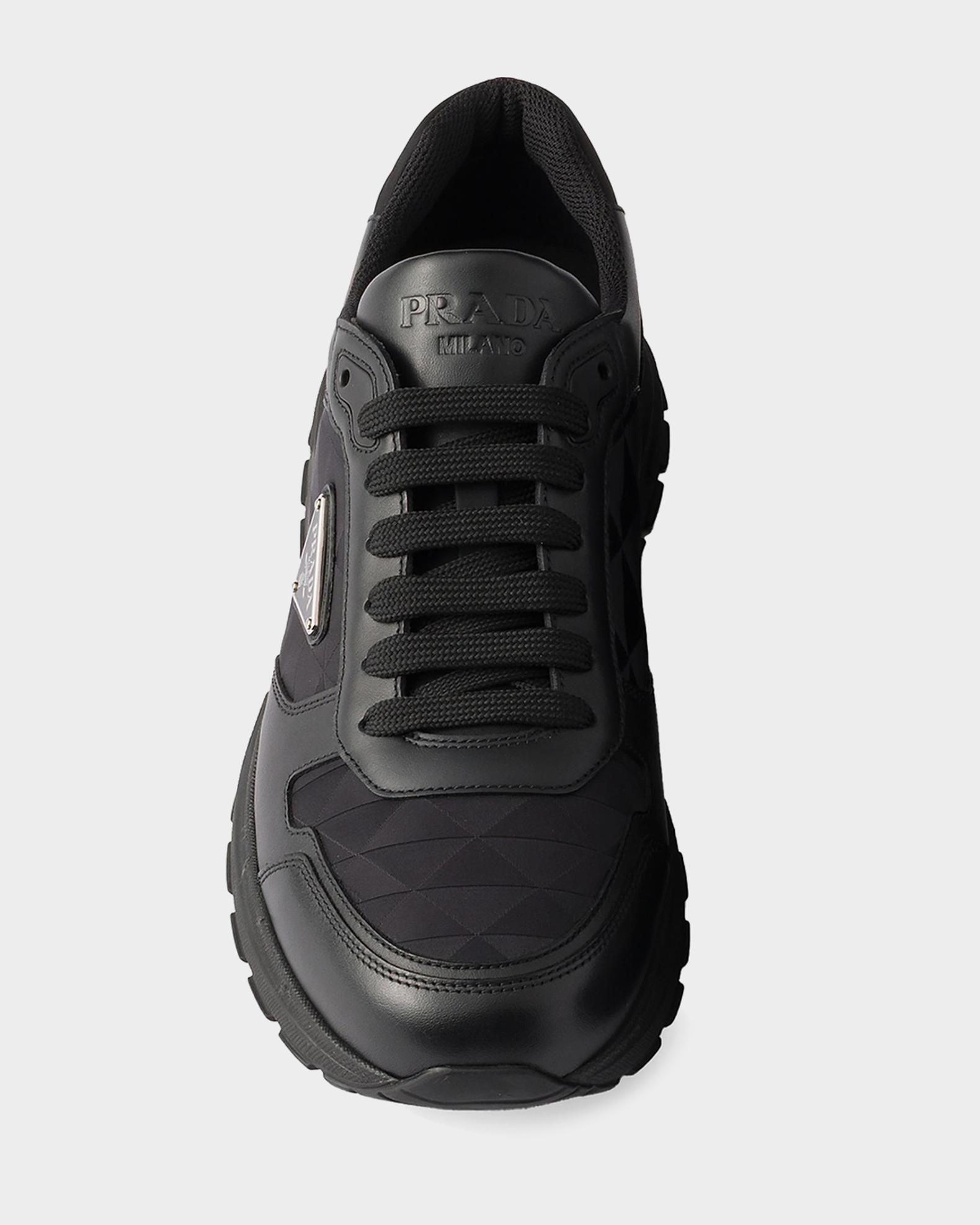 Prada Prax 2.0 Re-Nylon & Leather Low-Top Sneakers | Neiman Marcus