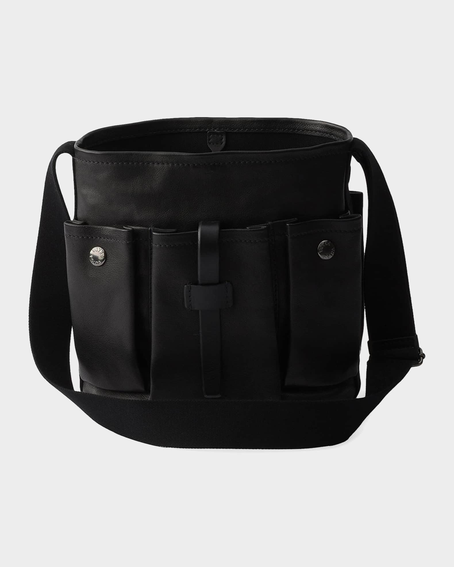 Prada Prada Route Leather Mini-Bucket Bag | Neiman Marcus