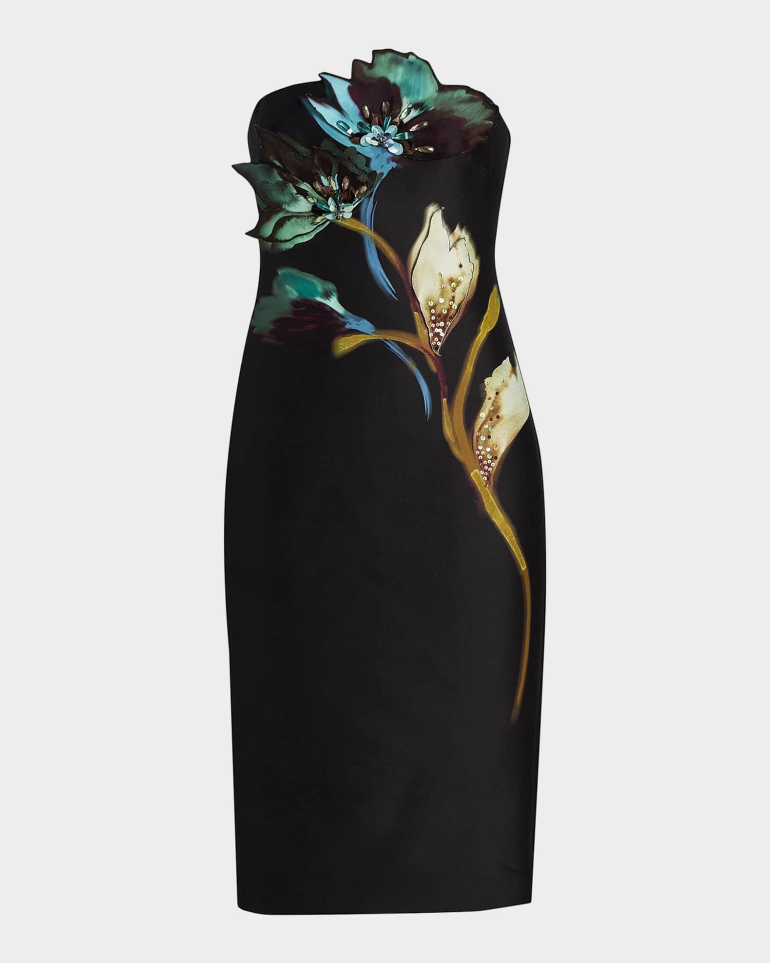 floral midi sheath dress Floral Sheath Midi Dress (Women)