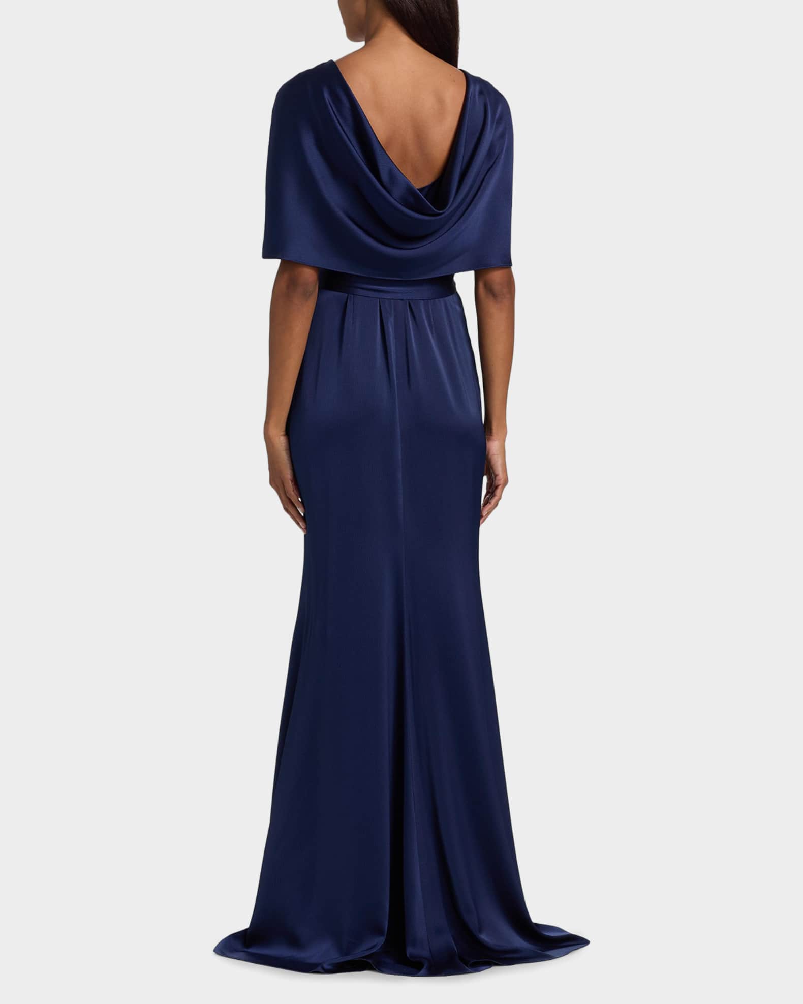 badgley mischka gown dress Strapless with Asymmetrical Bodice EG4311 Badgley Mischka brings signature red Badgley Mischka Scuba 3D Flowers