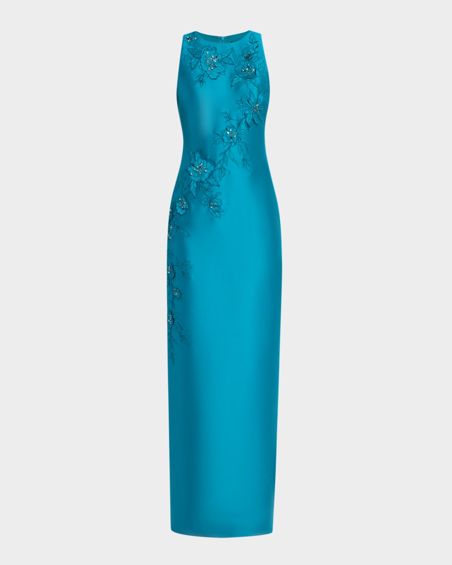 badgley mischka beaded dress Applique Gown Grade A