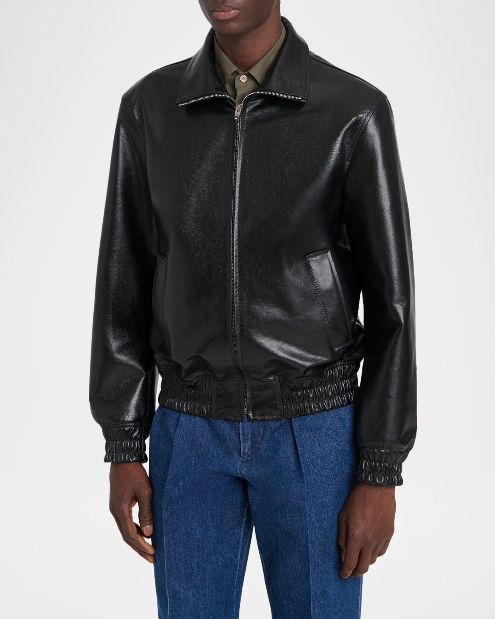 Valentino Garavani Leather Jacket | Neiman Marcus