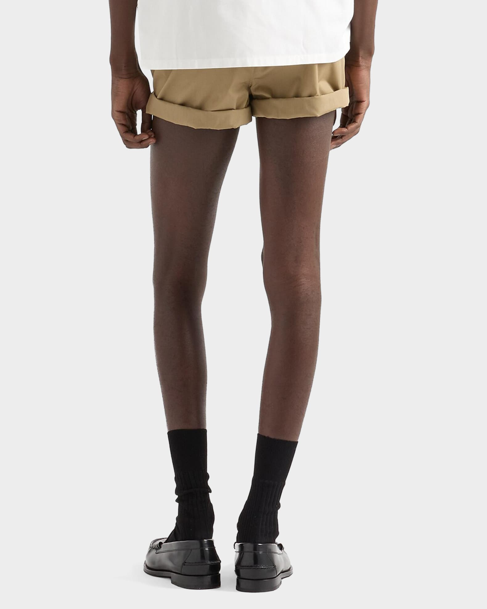 Prada Men's Cotton Poplin Bermuda Shorts | Neiman Marcus