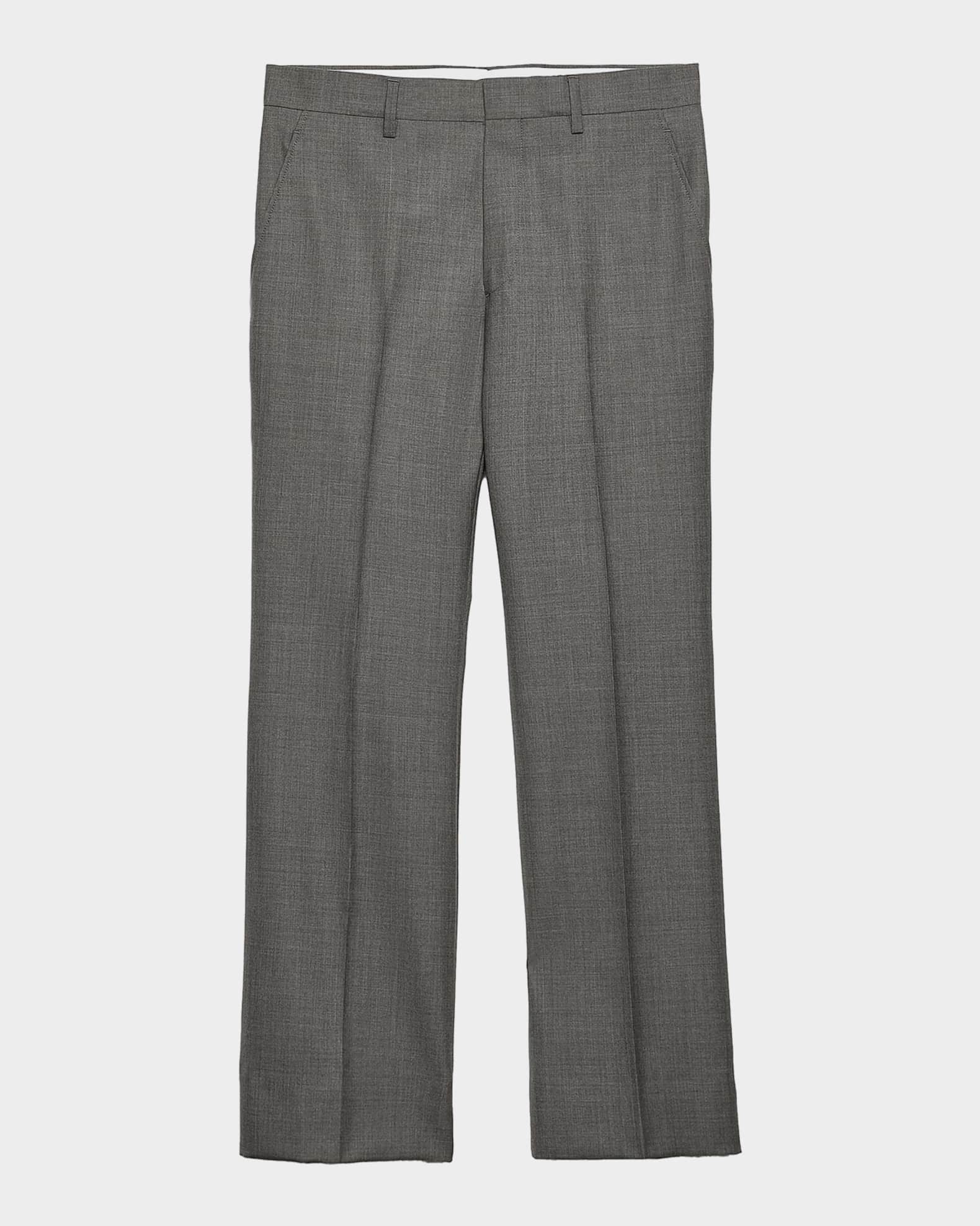 m*e様 98FW prada wool slacks dark gray (4 Prada Men's Wool Flare Pants | Neiman Marcus