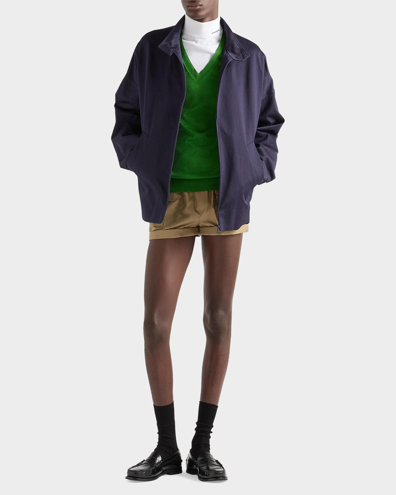 Prada Men's Cotton V-Neck Sweater | Neiman Marcus