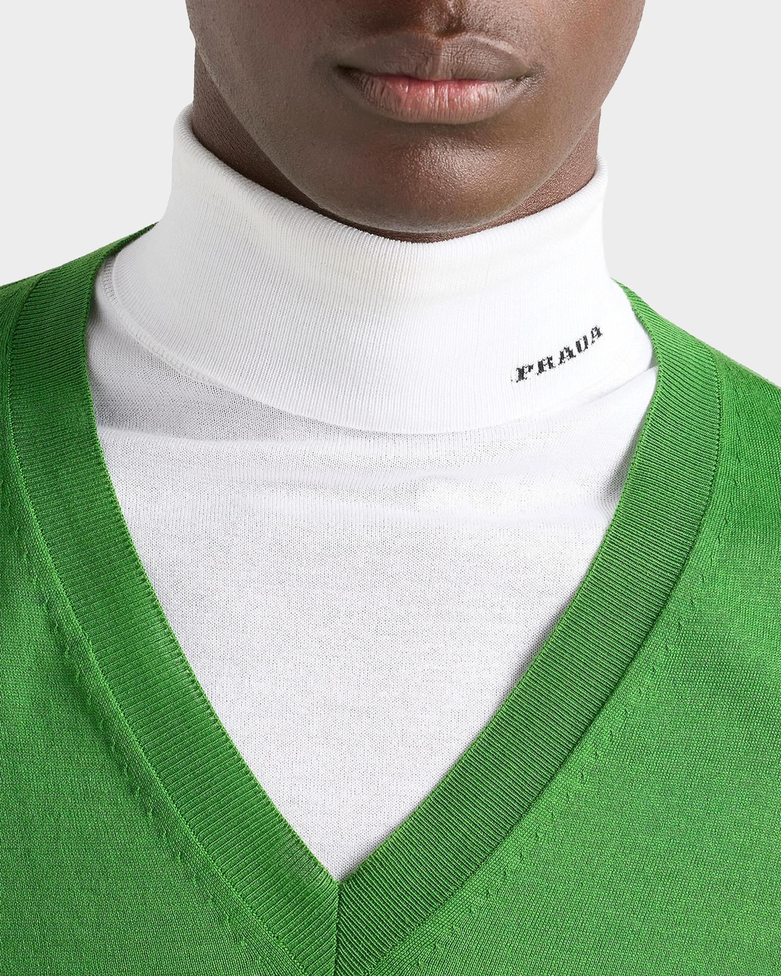 Prada Men's Cotton V-Neck Sweater | Neiman Marcus