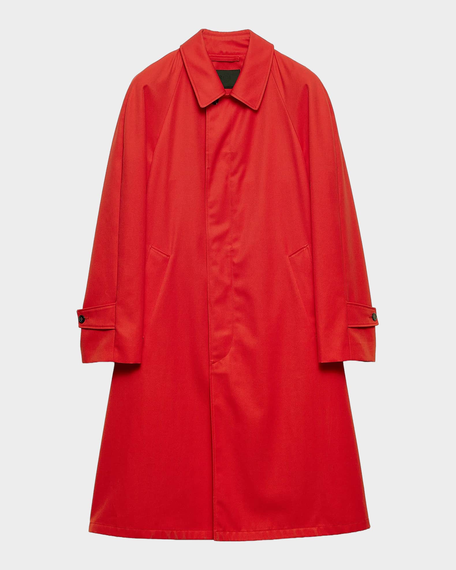 PRADA ガーメント Prada Men's Technical Gabardine Mid-Length Trench Coat | Neiman Marcus