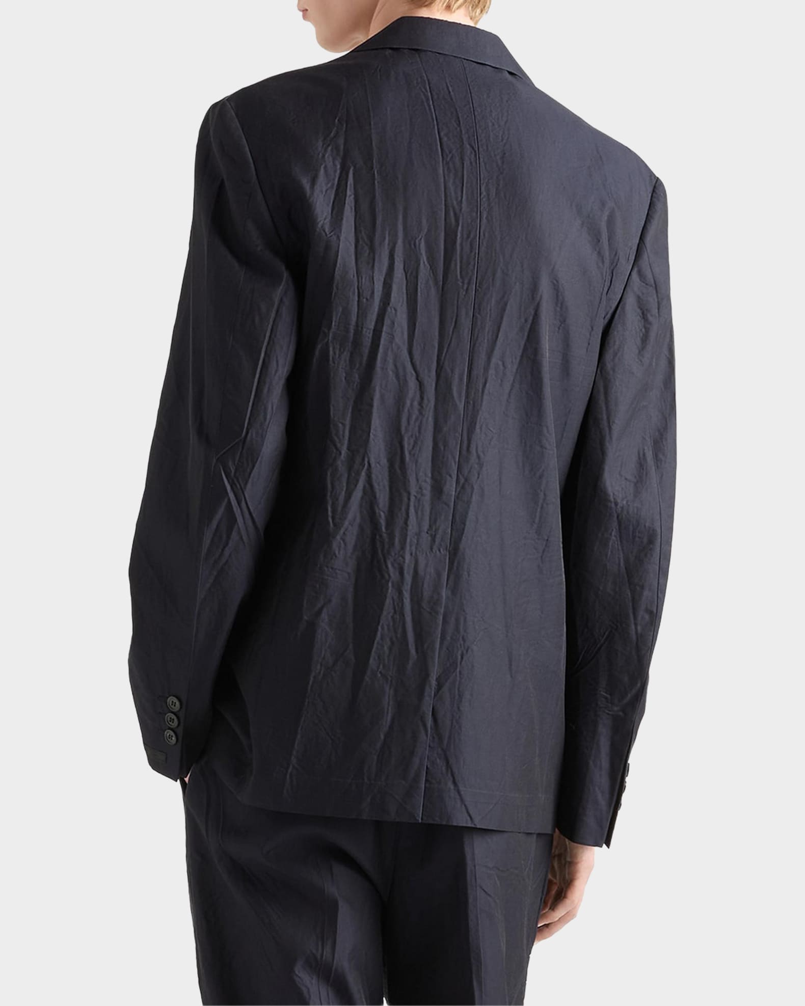 Prada Men's Cotton And Silk Textured Single-Breasted Sport Coat