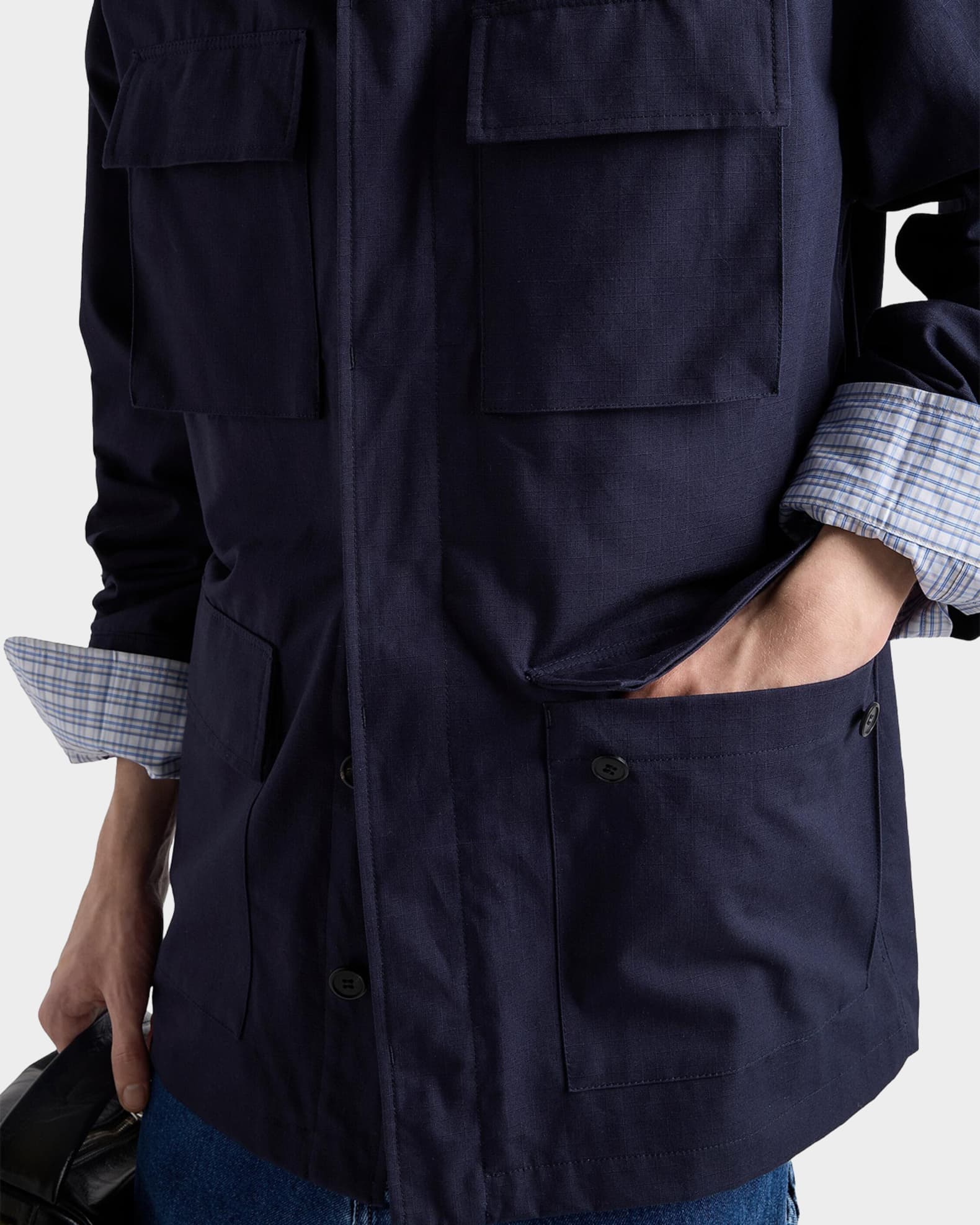Prada Men's Cotton Safari Jacket | Neiman Marcus