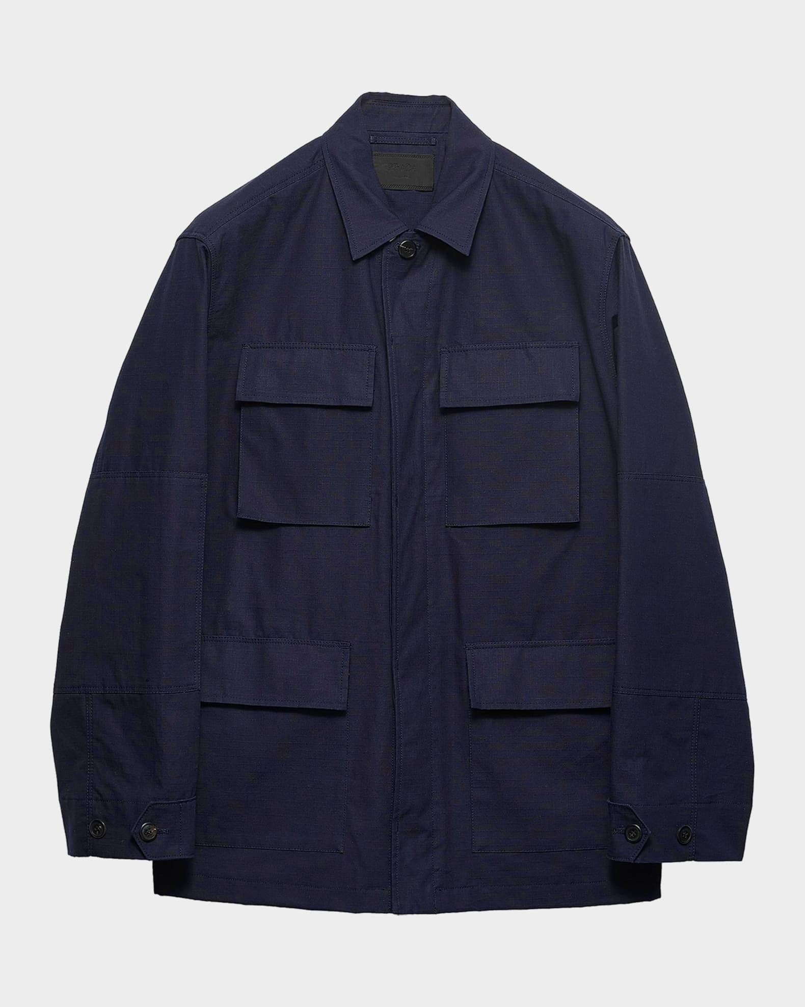 Prada Men's Cotton Safari Jacket | Neiman Marcus