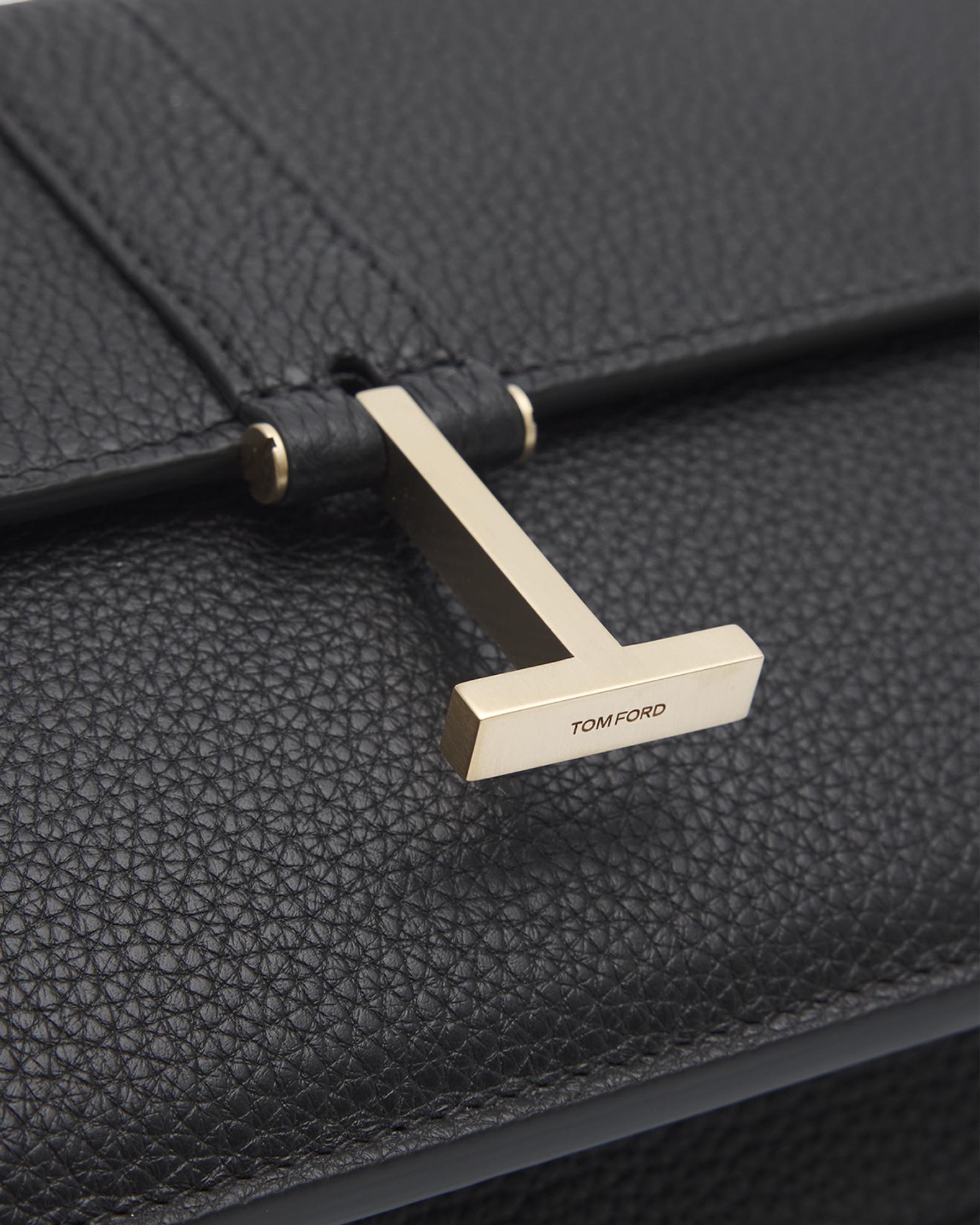 TOM FORD Kara Mini Leather Hanging T Crossbody Bag | Neiman Marcus