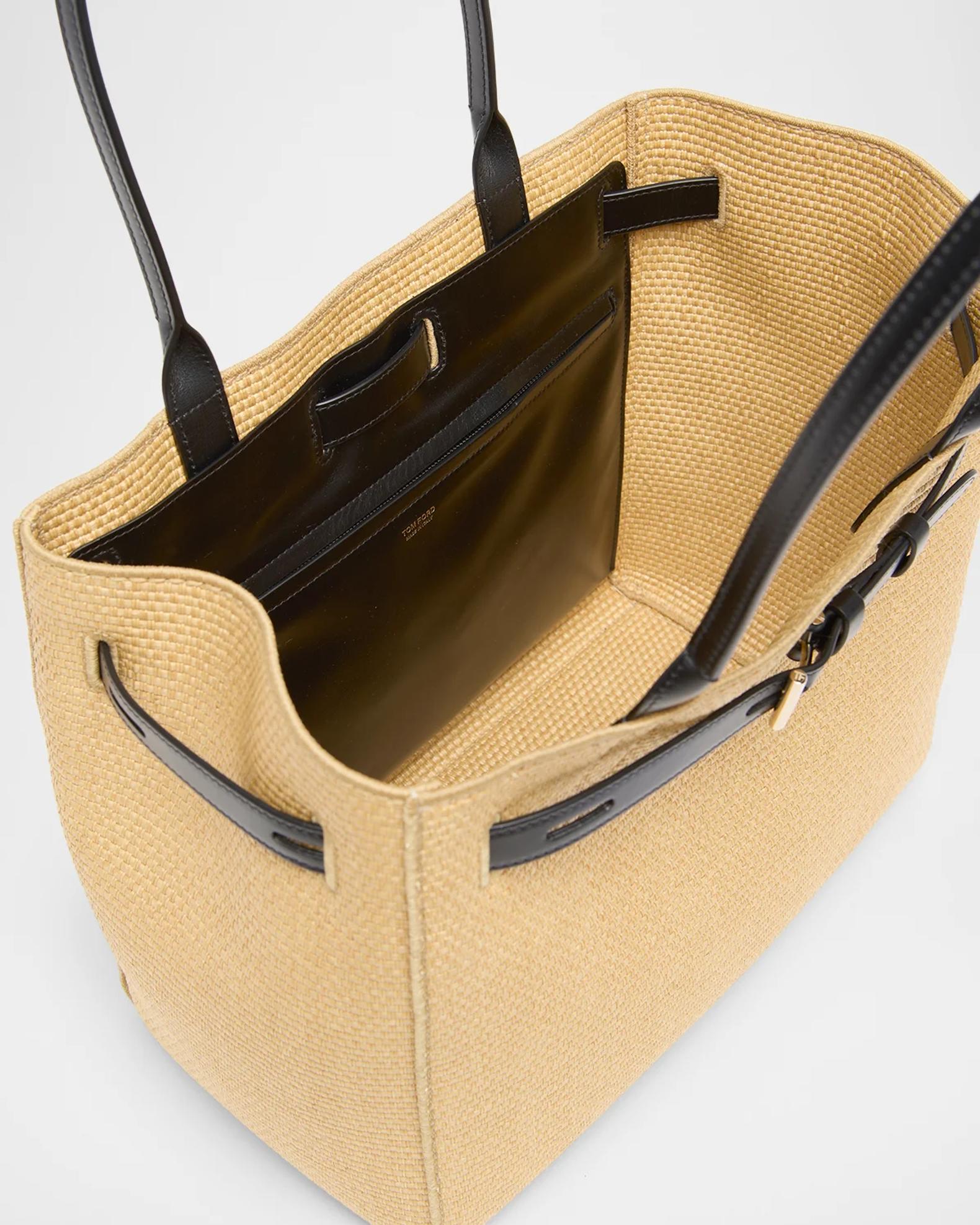 TOM FORD Audrey Large Raffia Tote Bag | Neiman Marcus