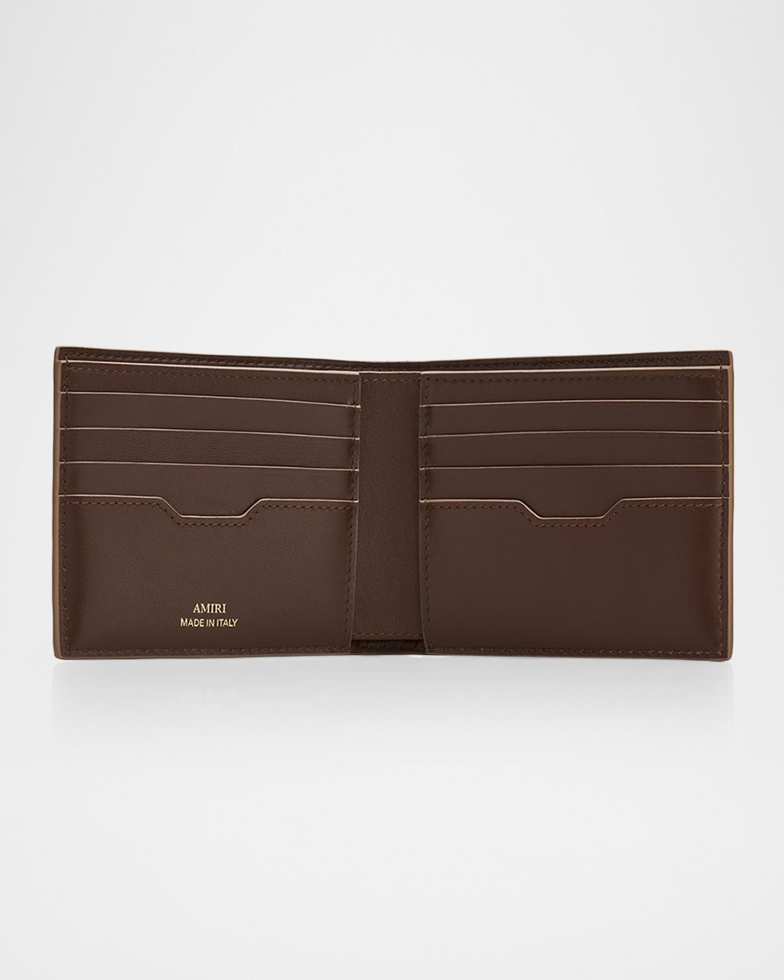 Amiri Men's MA Quad Leather Bifold Wallet | Neiman Marcus