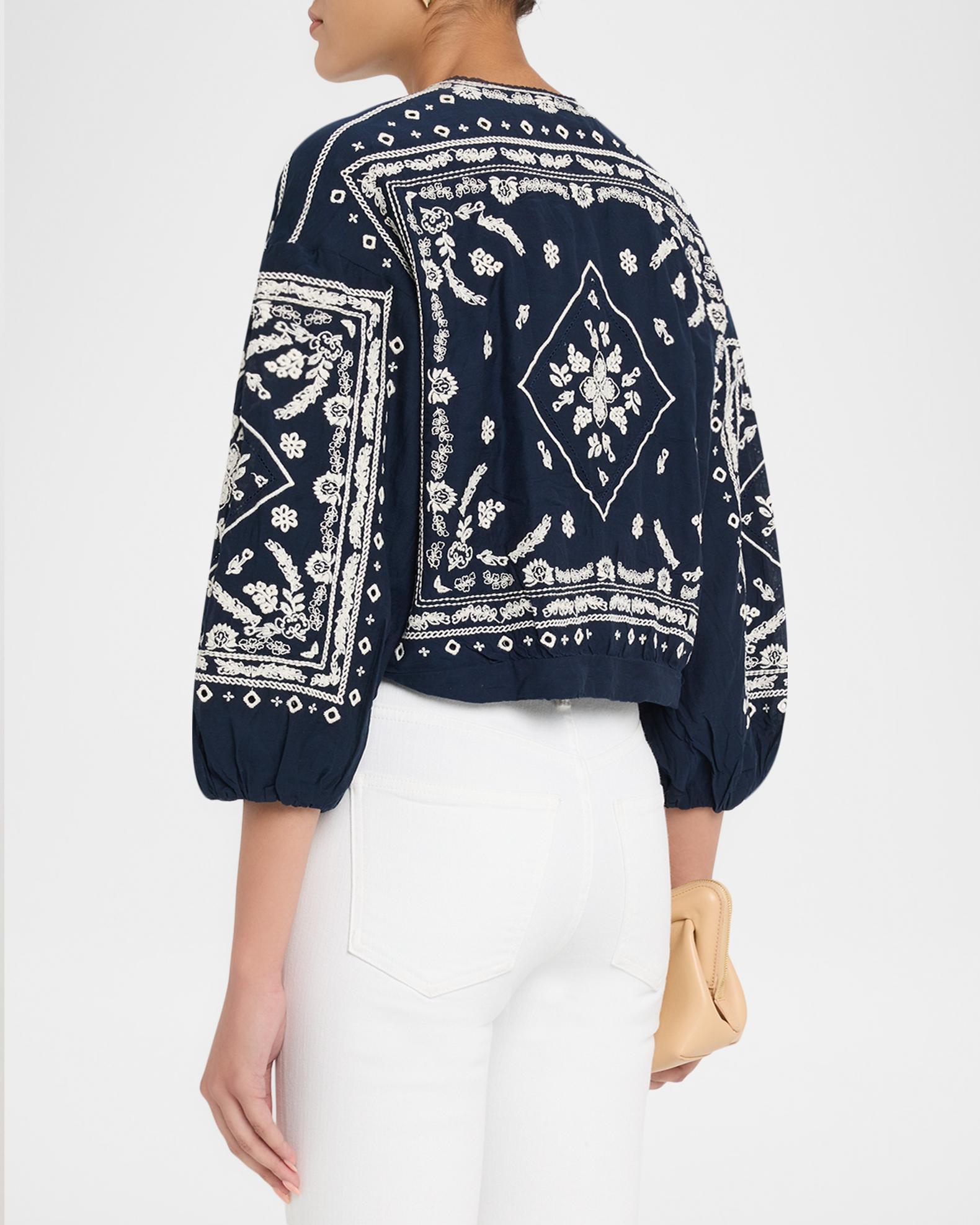 Veronica Beard Drake Embroidered Jacket | Neiman Marcus